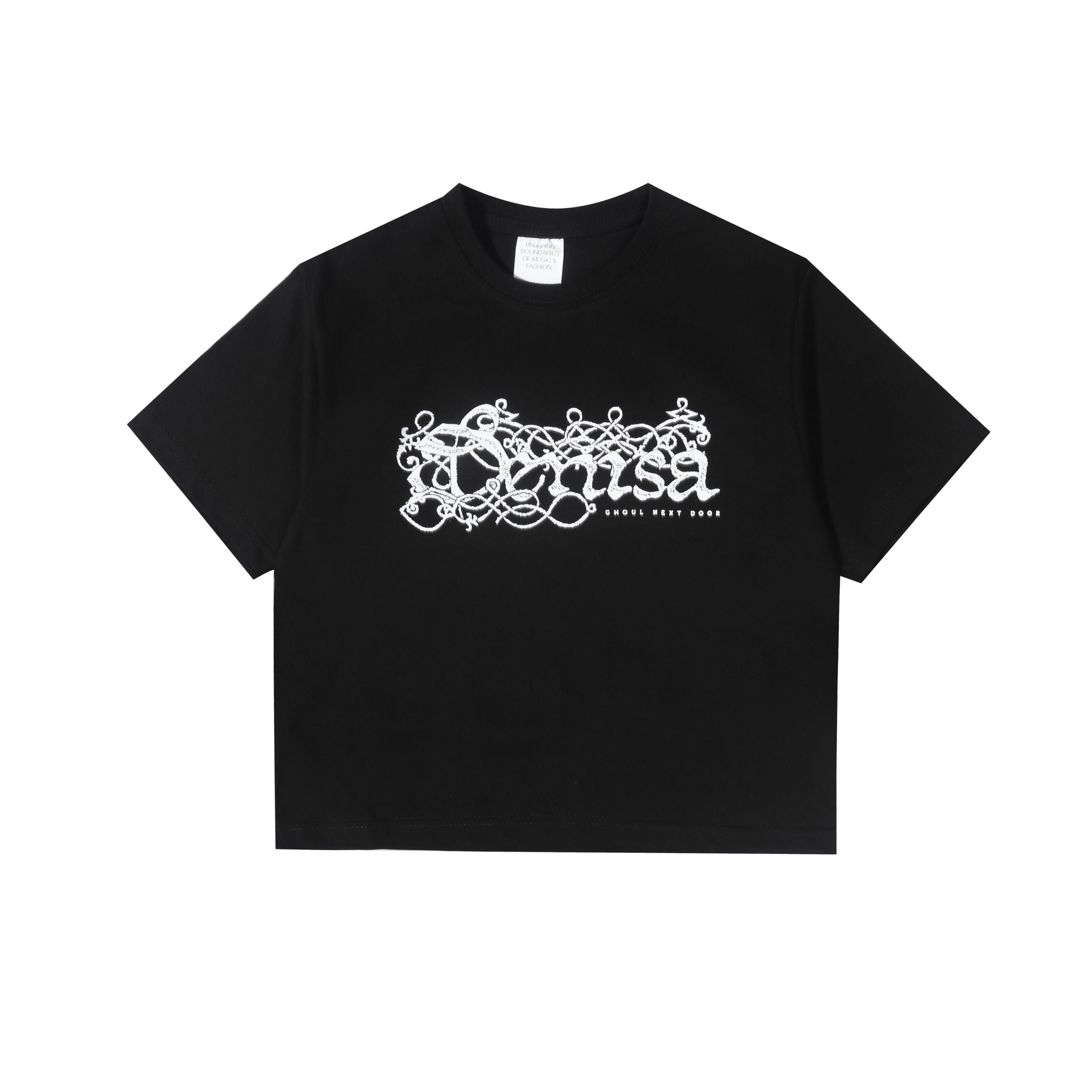 Denisa - Ghoul Next Door - Baby Tee - Black