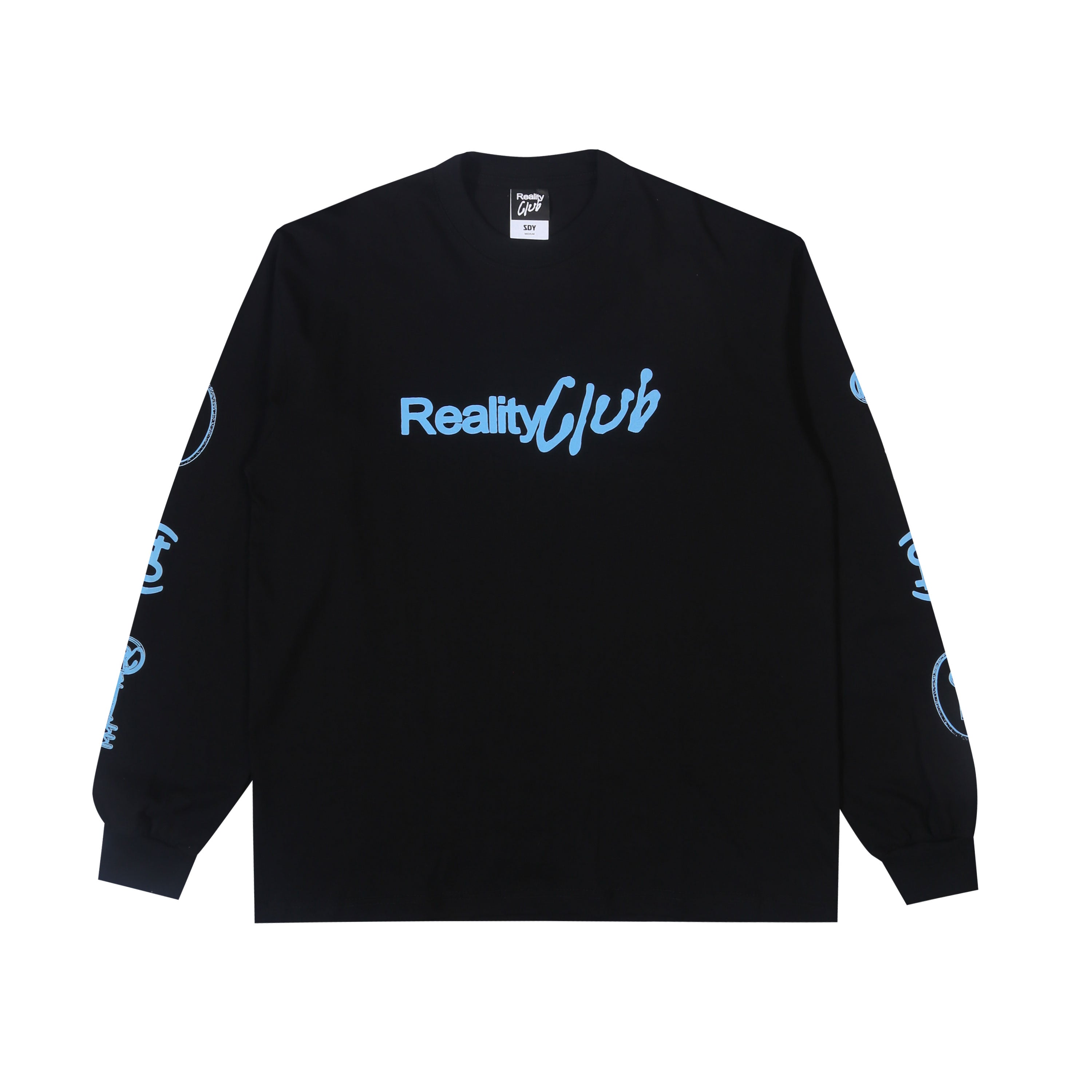 Reality Club - Tracklist Longsleeve - T-shirt - Black