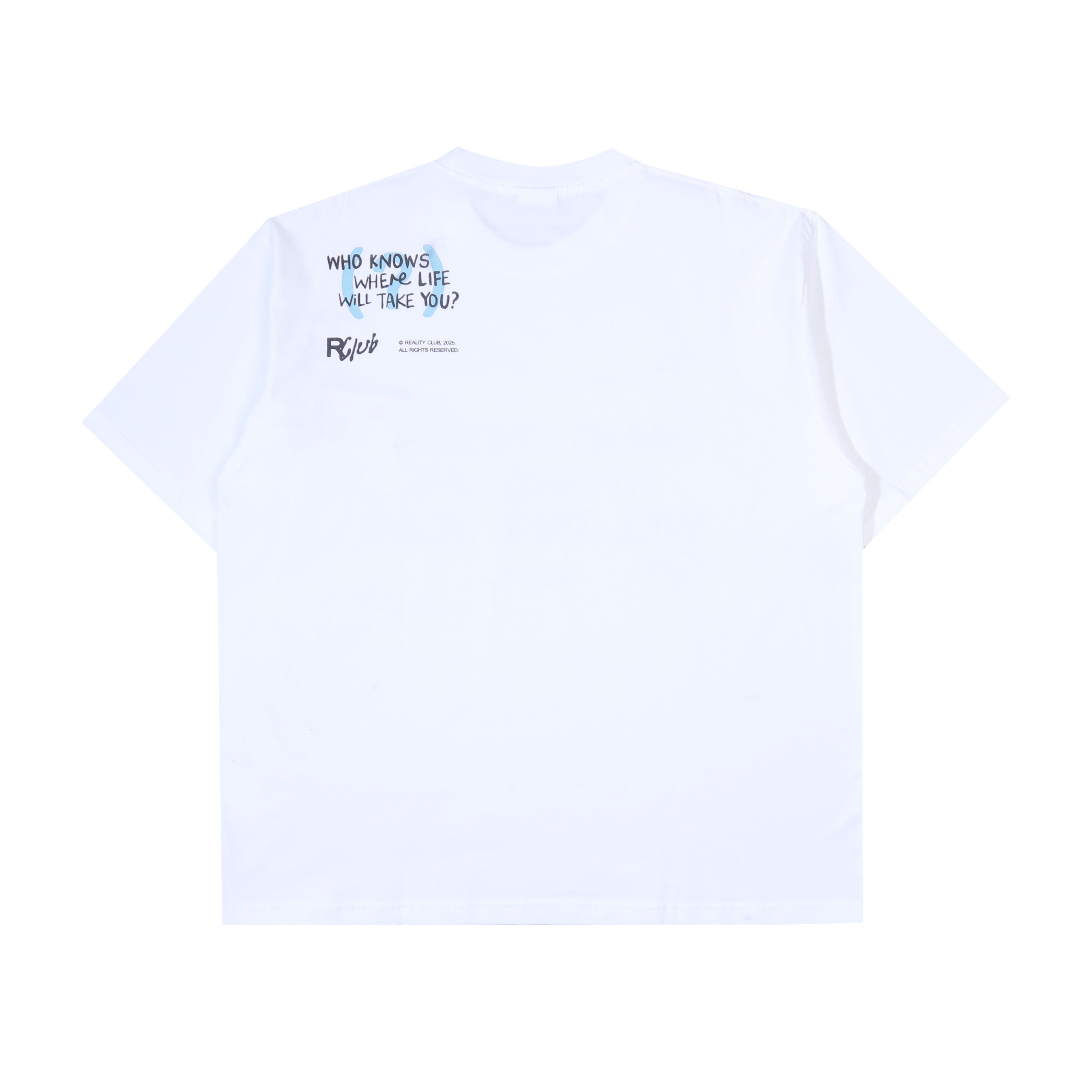Reality Club - Tracklist - T-shirt - White