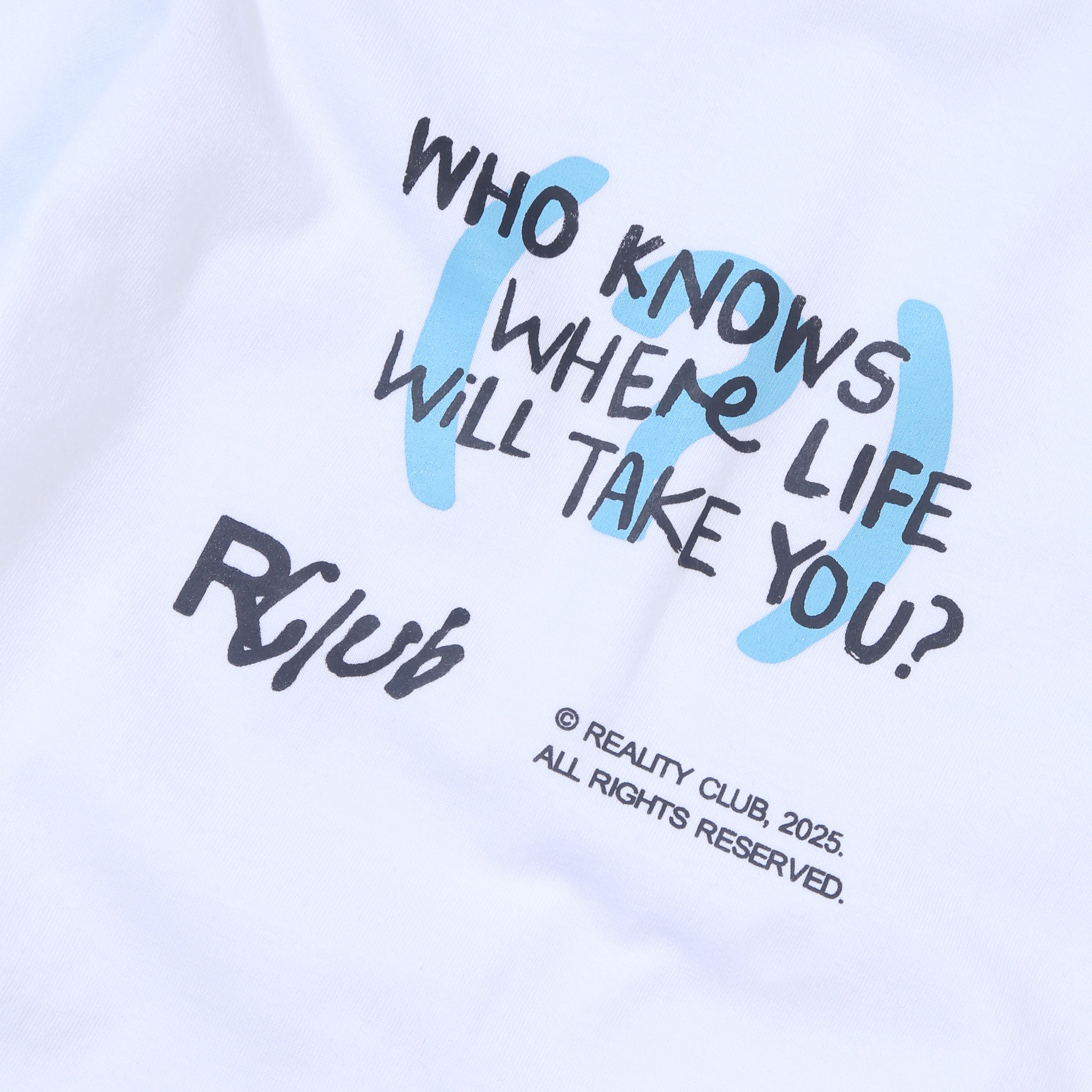 Reality Club - Tracklist - T-shirt - White