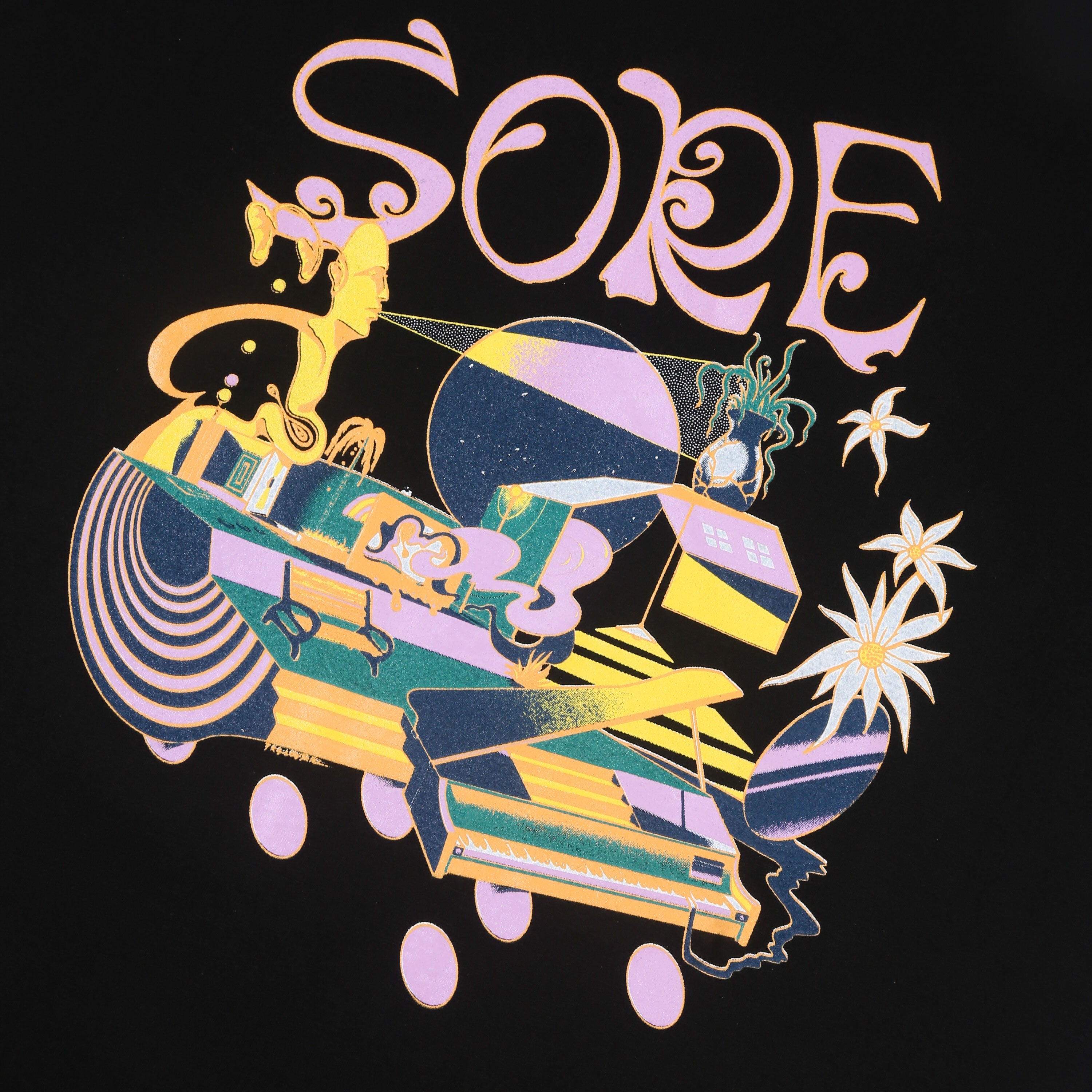 Sore - Surreal - T-shirt - Black