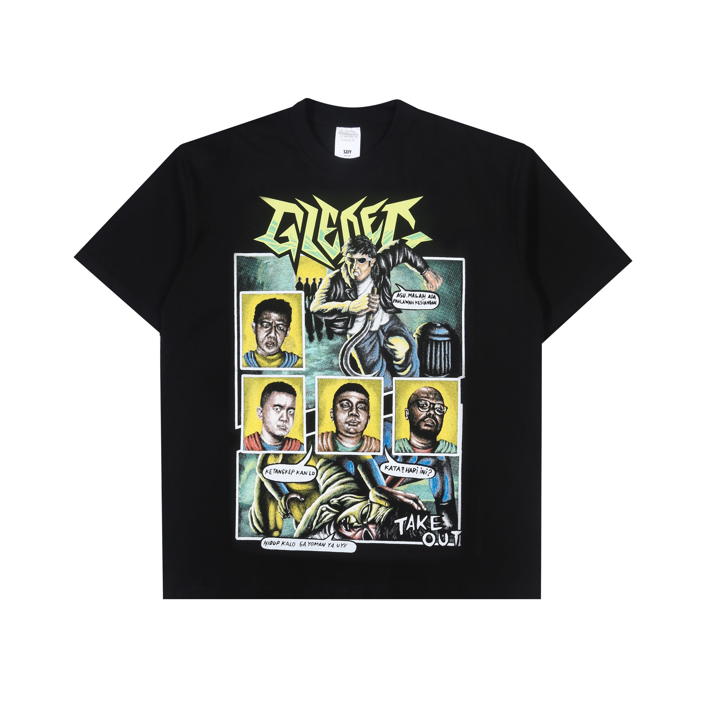 Gledeg - Pahlawan Kesiangan - T-shirt - Black