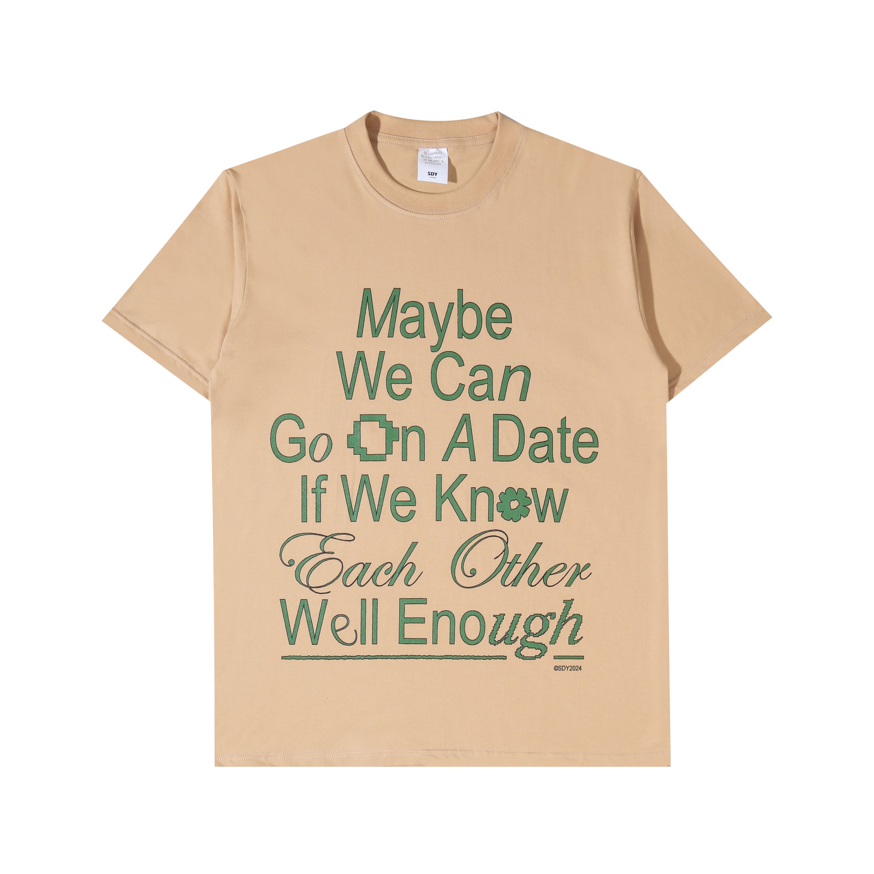 Drizzly - Date - T-shirt - Sand