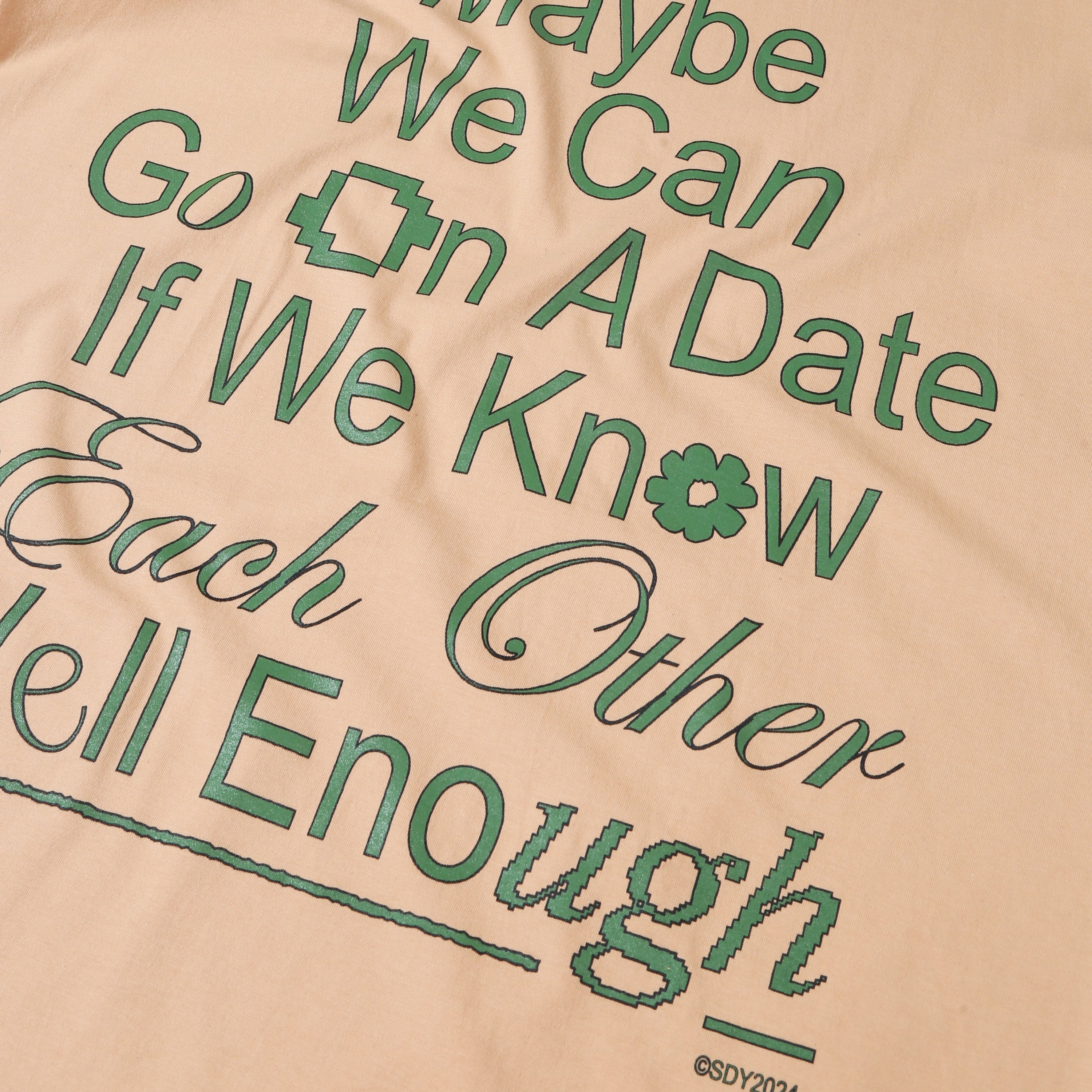 Drizzly - Date - T-shirt - Sand