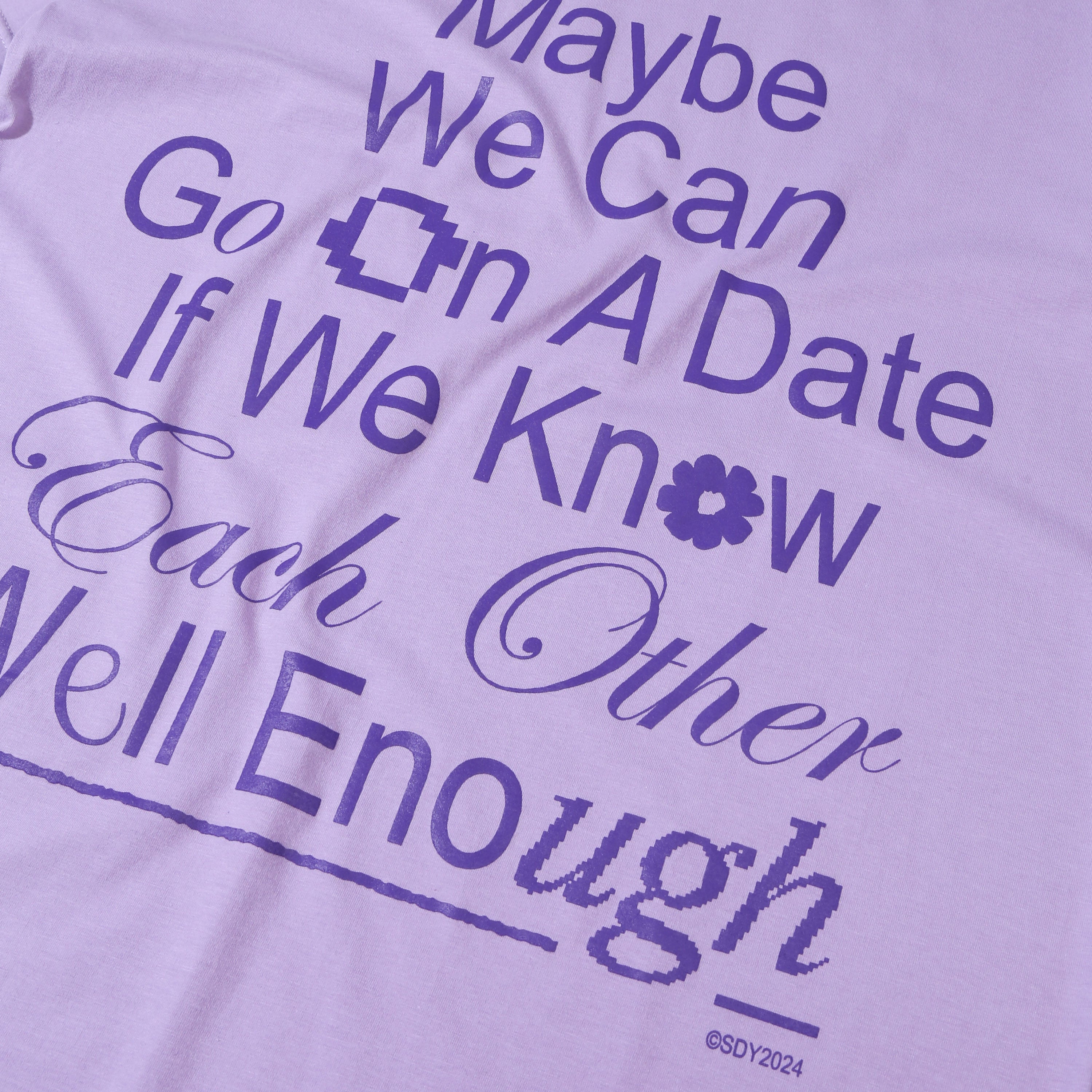 Drizzly - Date - T-shirt - Lavender