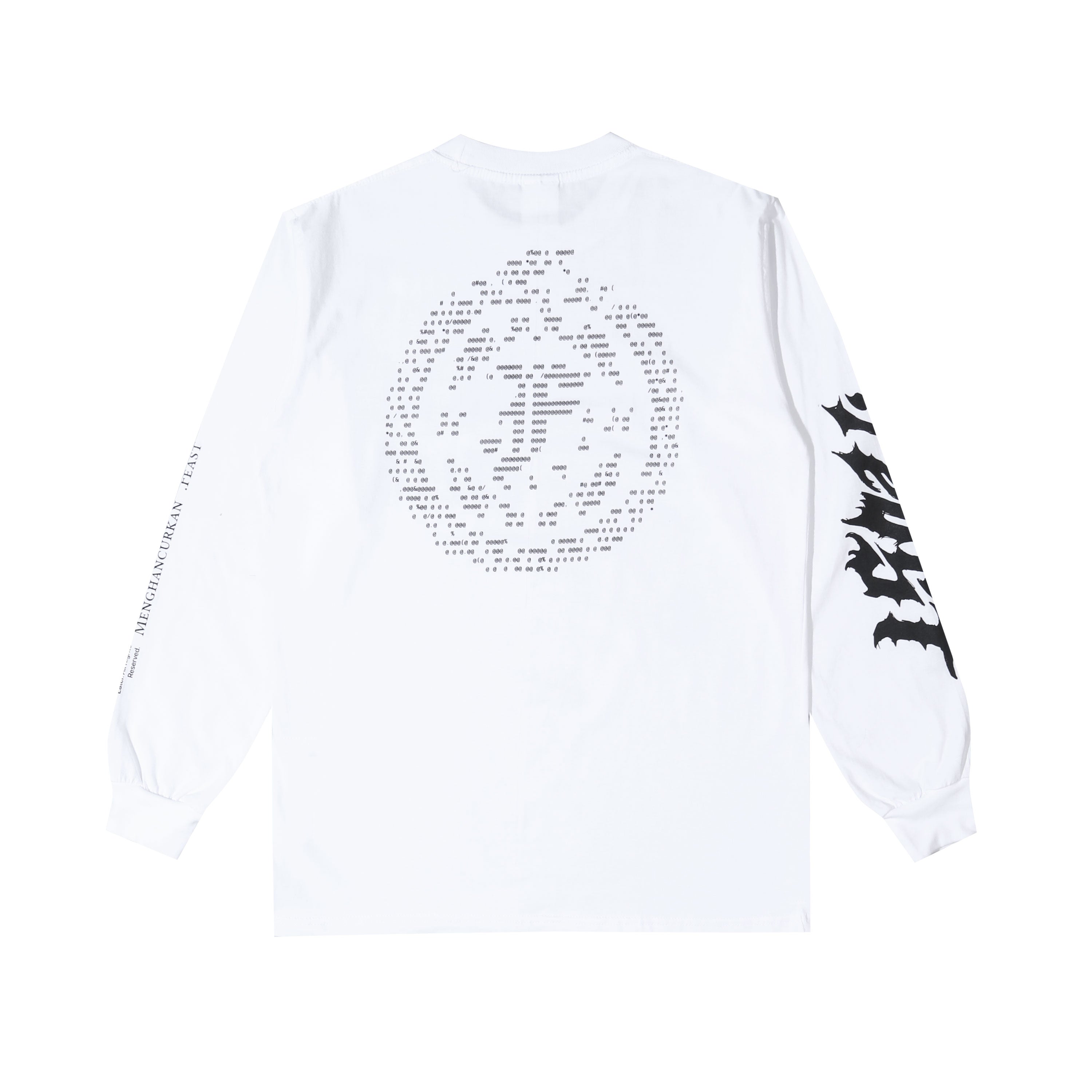 .Feast - Membangun Longsleeve - T-shirt - White