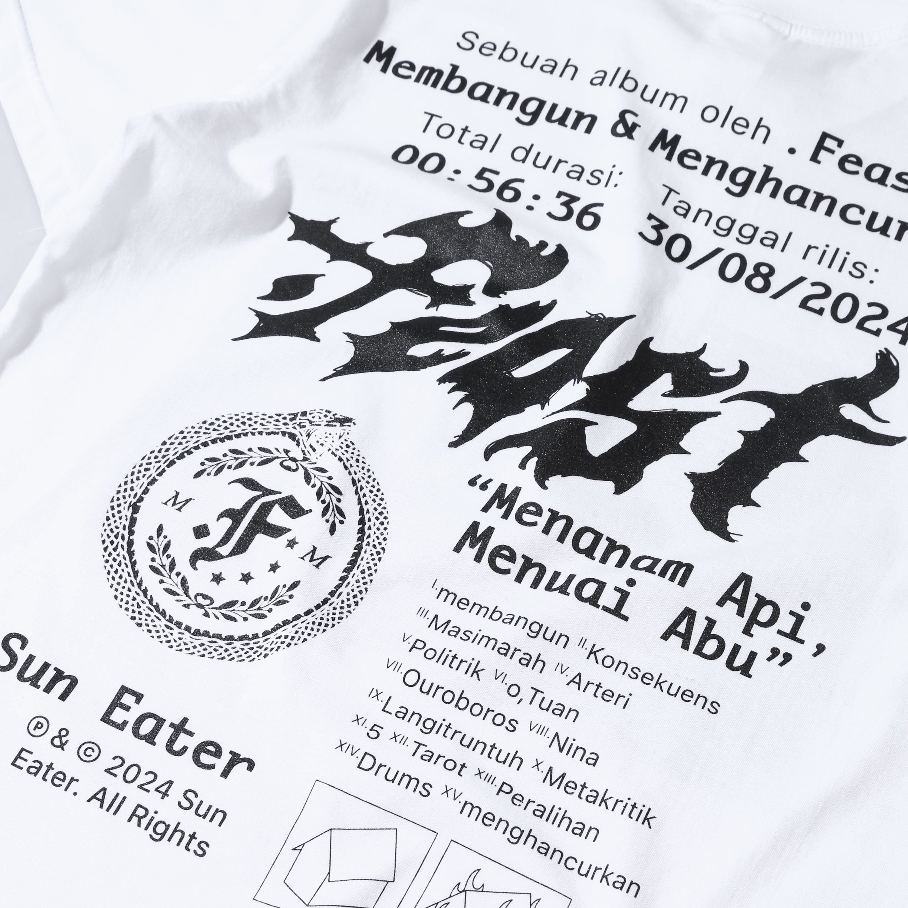 .Feast - Records - T-shirt - White