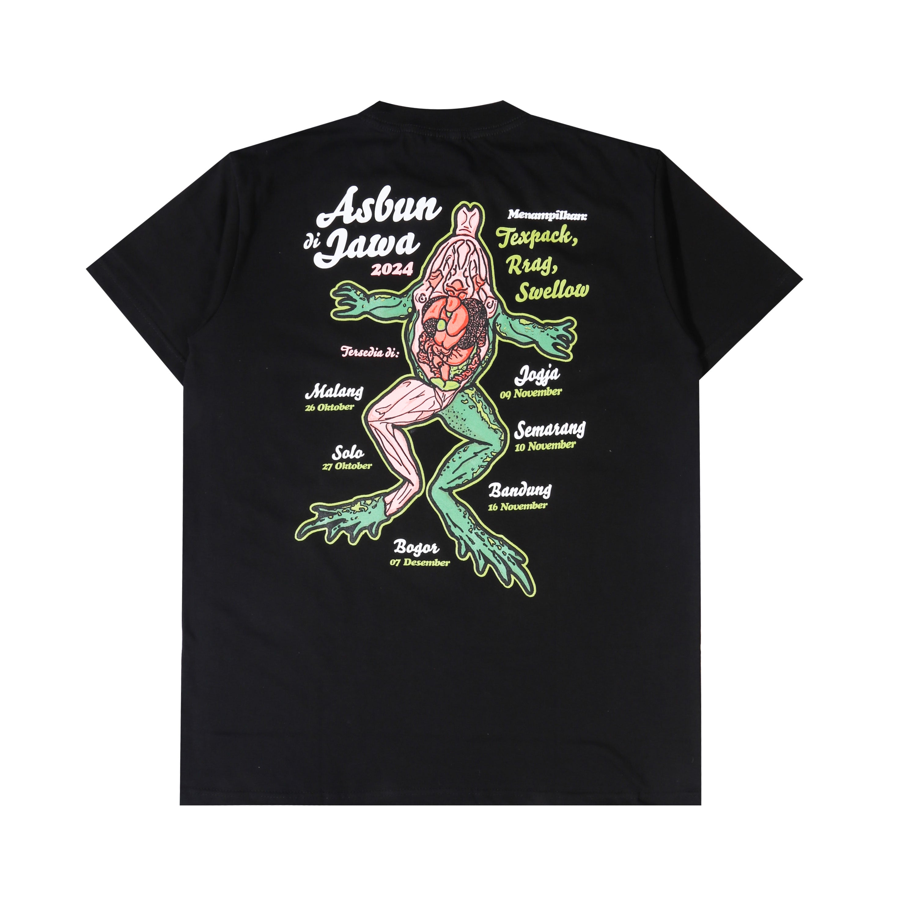 Asbun Tour - General Admission - T-shirt - Black