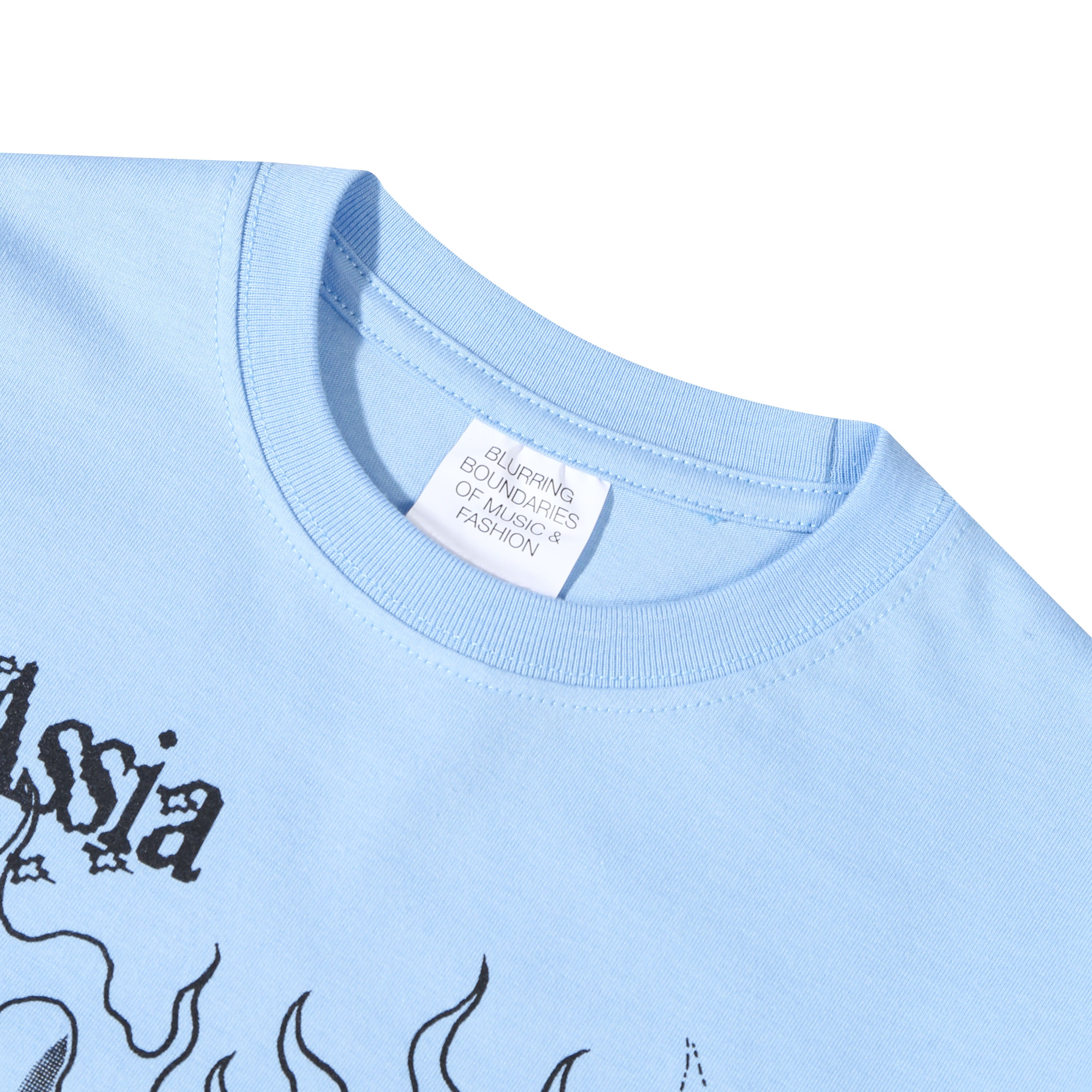 Assia Keva - Heartburn - Baby Tee - Blue