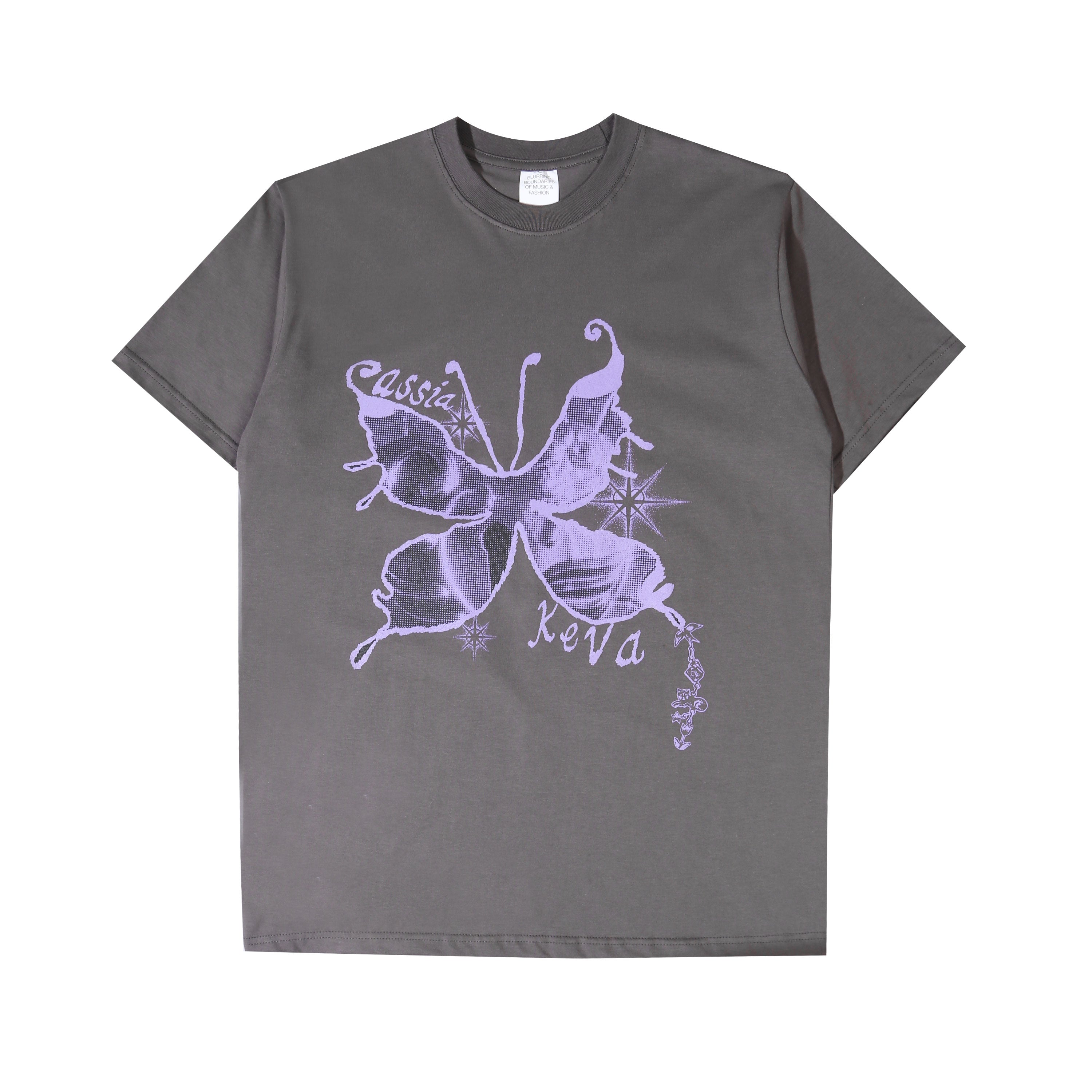 Assia Keva - Butterfly - T-shirt - Gray