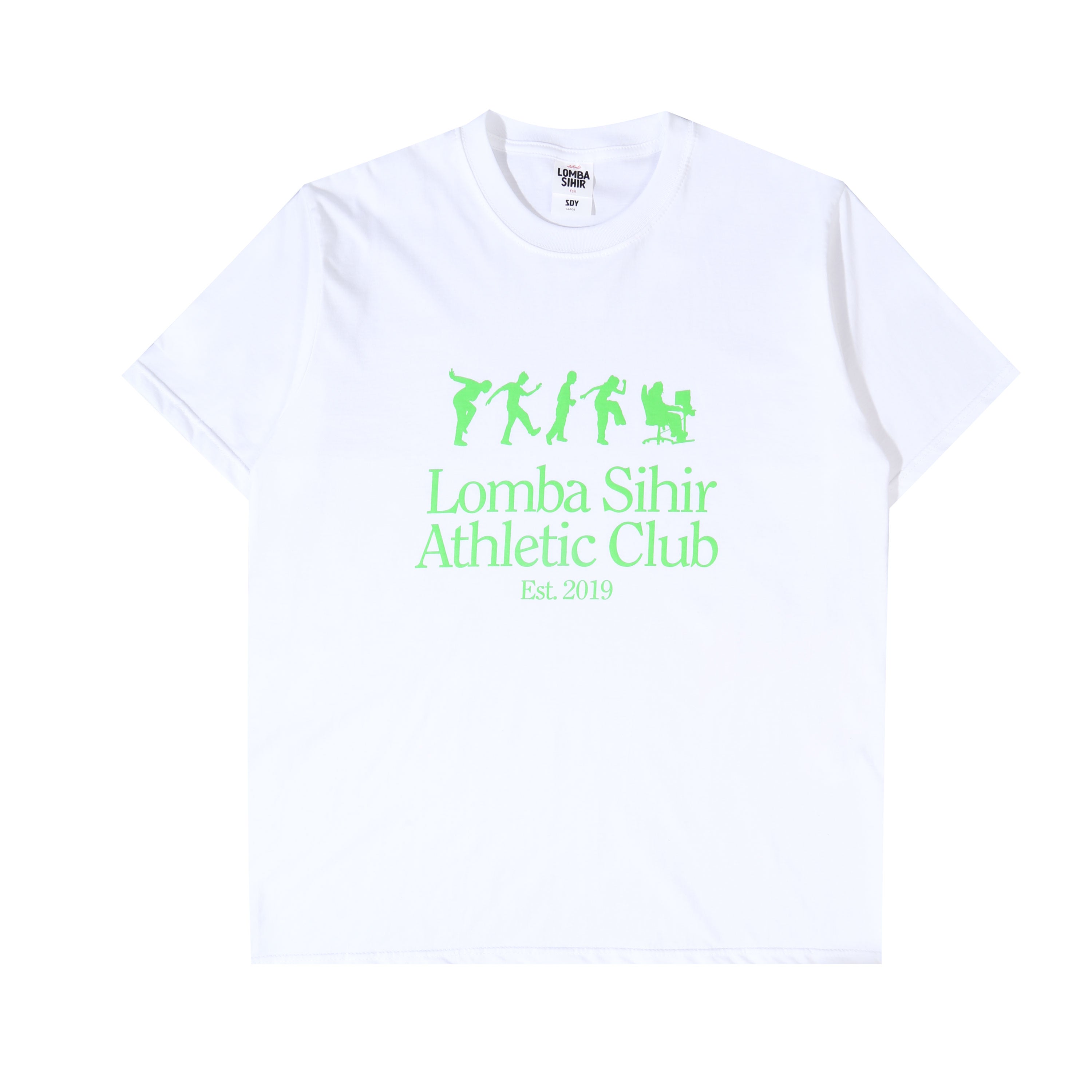Lomba Sihir - Athletic Club - T-shirt - White