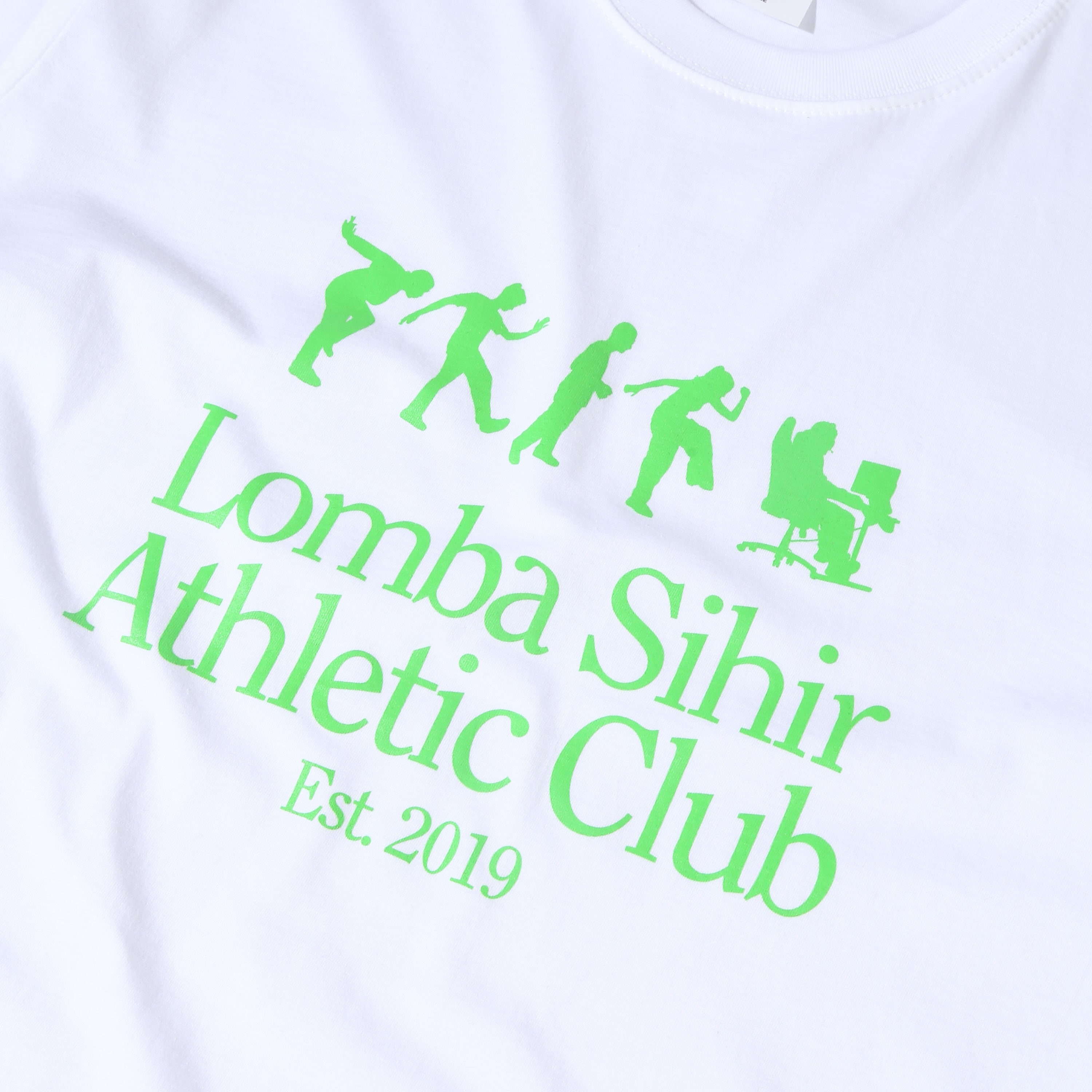 Lomba Sihir - Athletic Club - T-shirt - White
