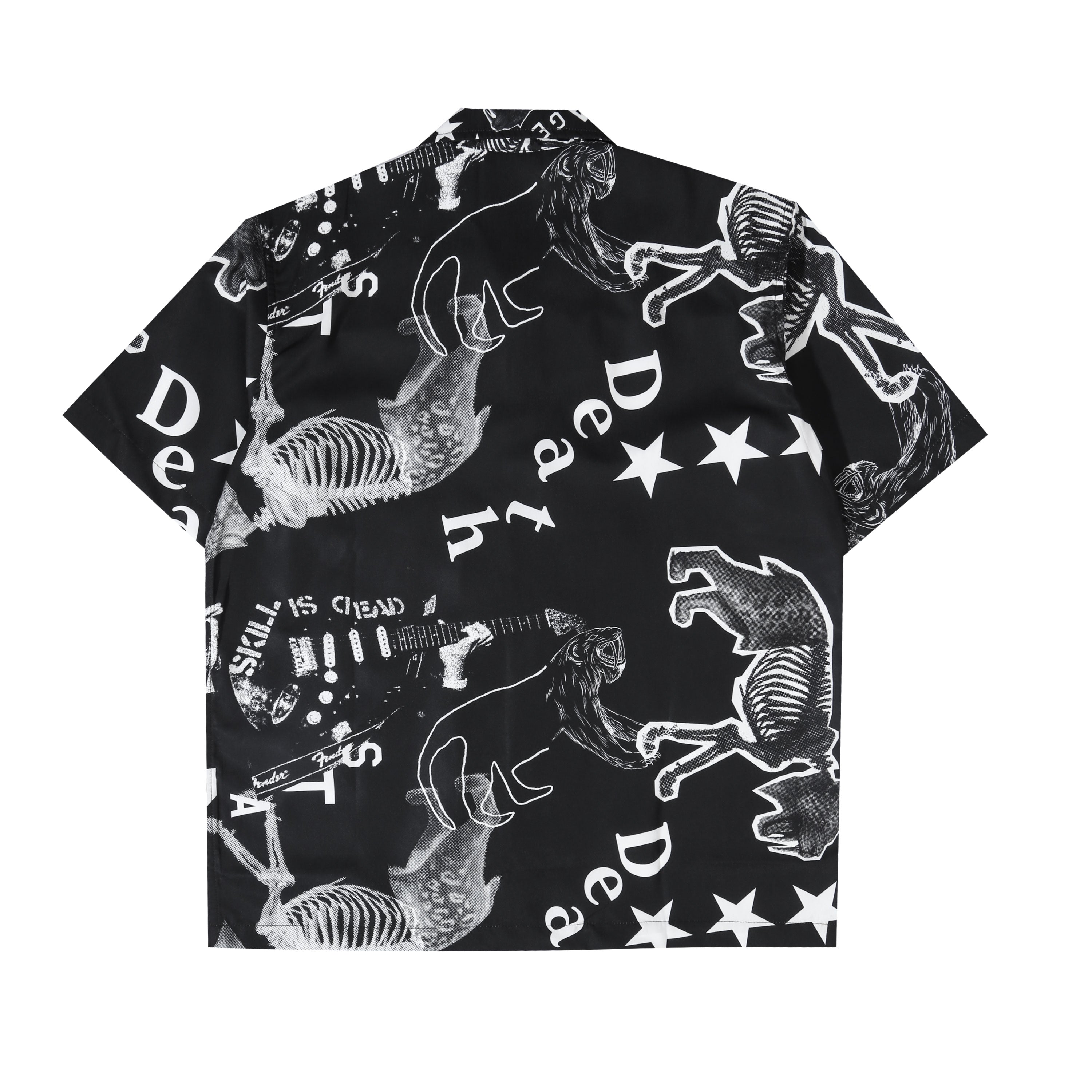 Teenage Death Star X Sun Eater - Skill is Dead - Short Sleeve Shirt - Black