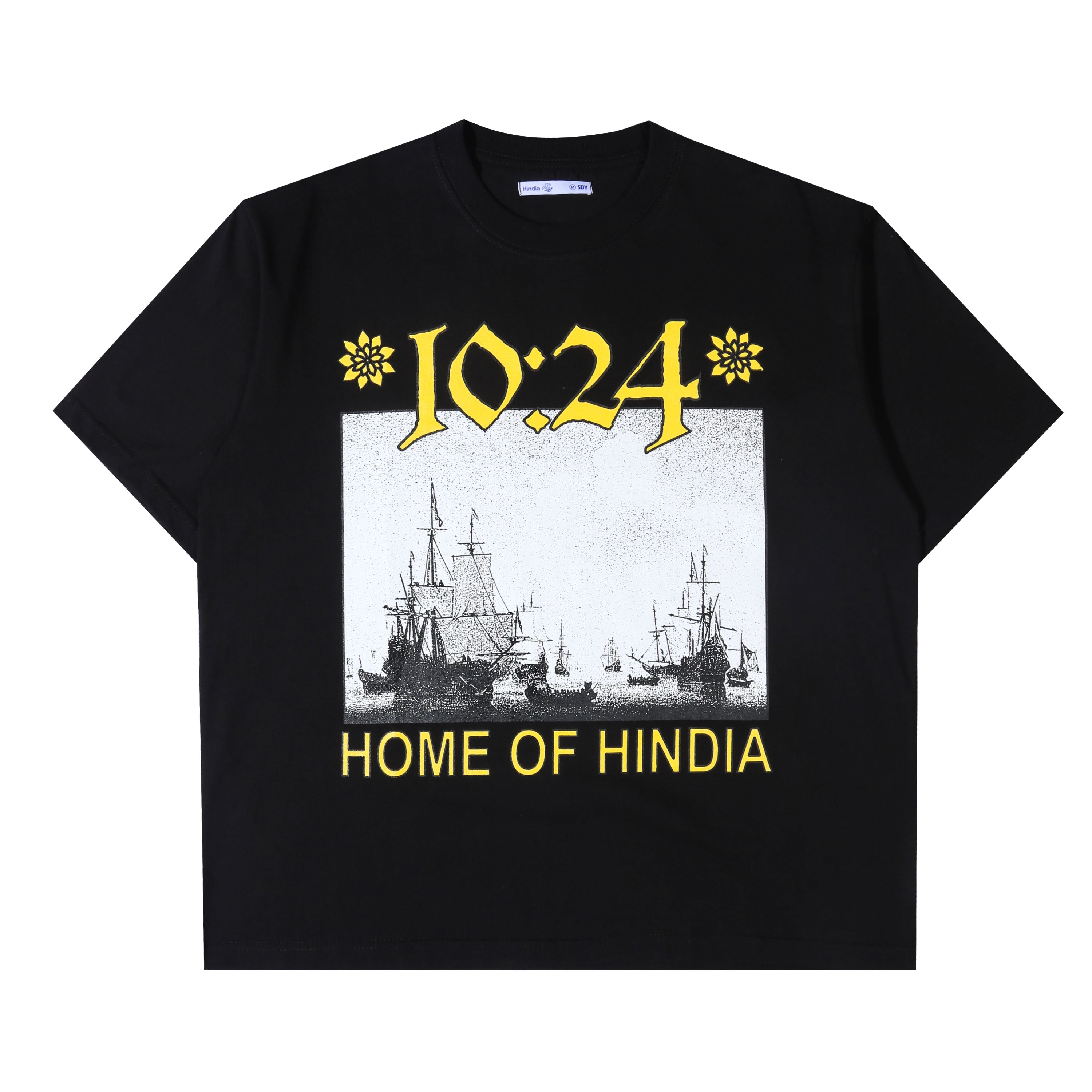 Hindia - 1024 - Boxy T-shirt - Black
