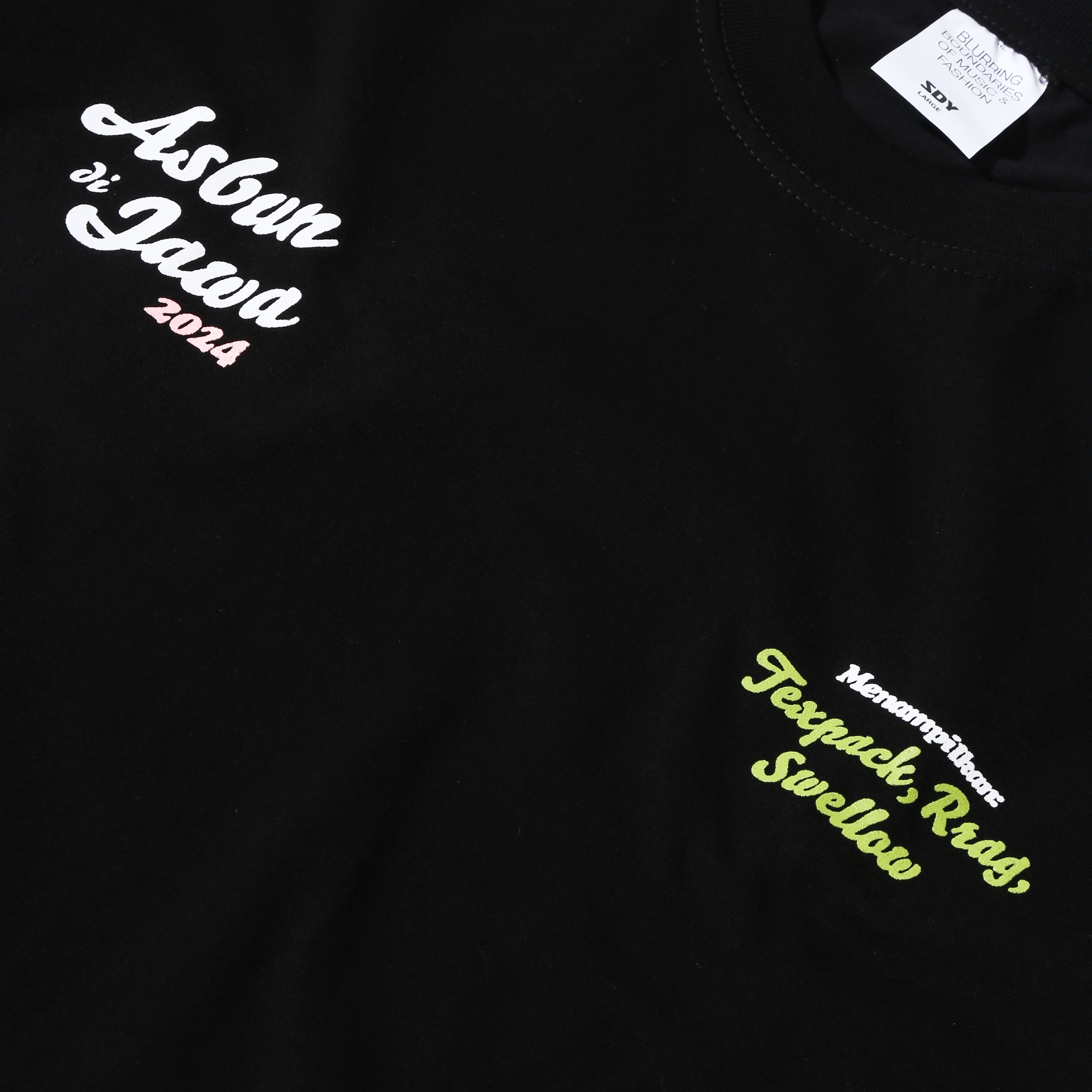 Asbun Tour - General Admission - T-shirt - Black