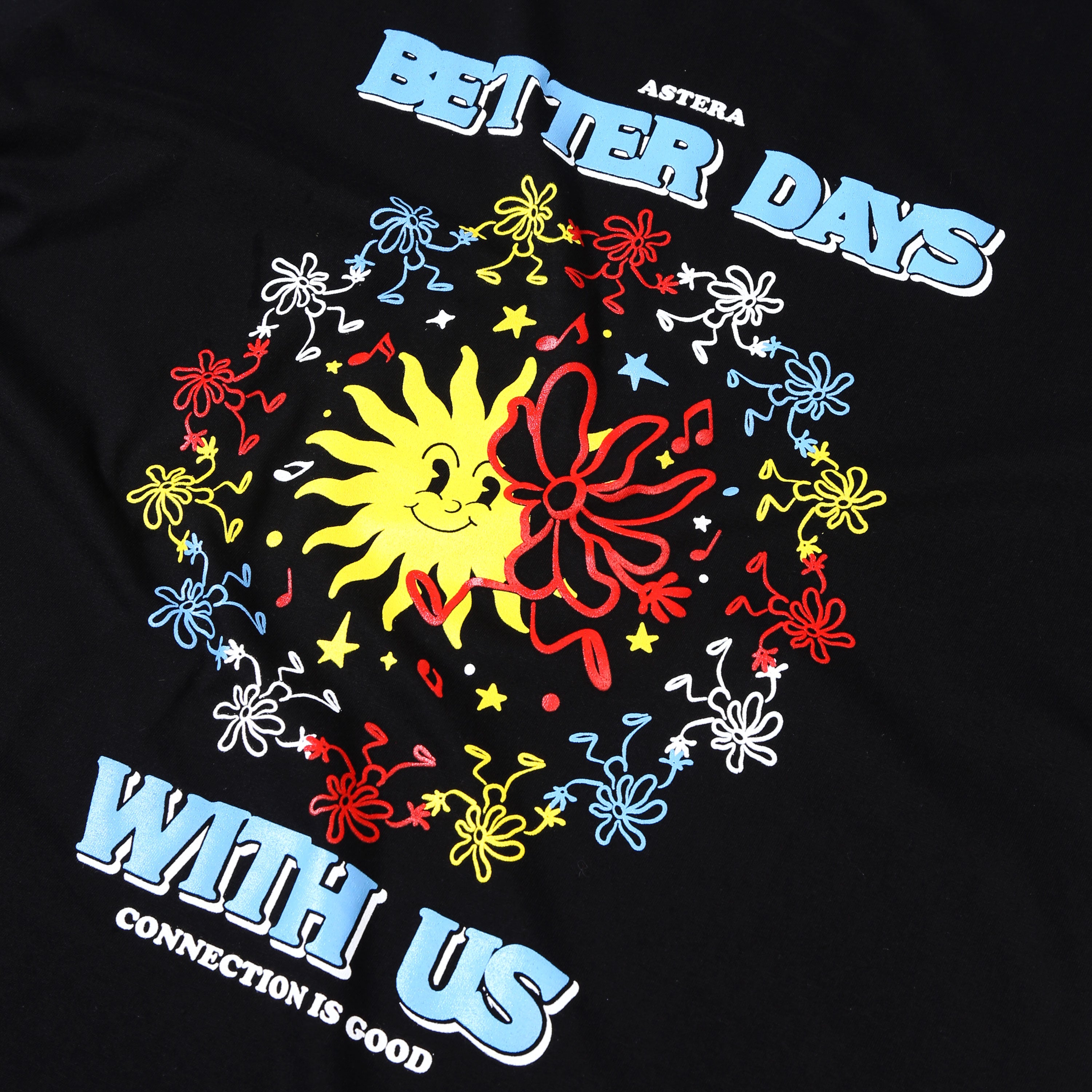 Astera - Better Days With Us - T-shirt - Black