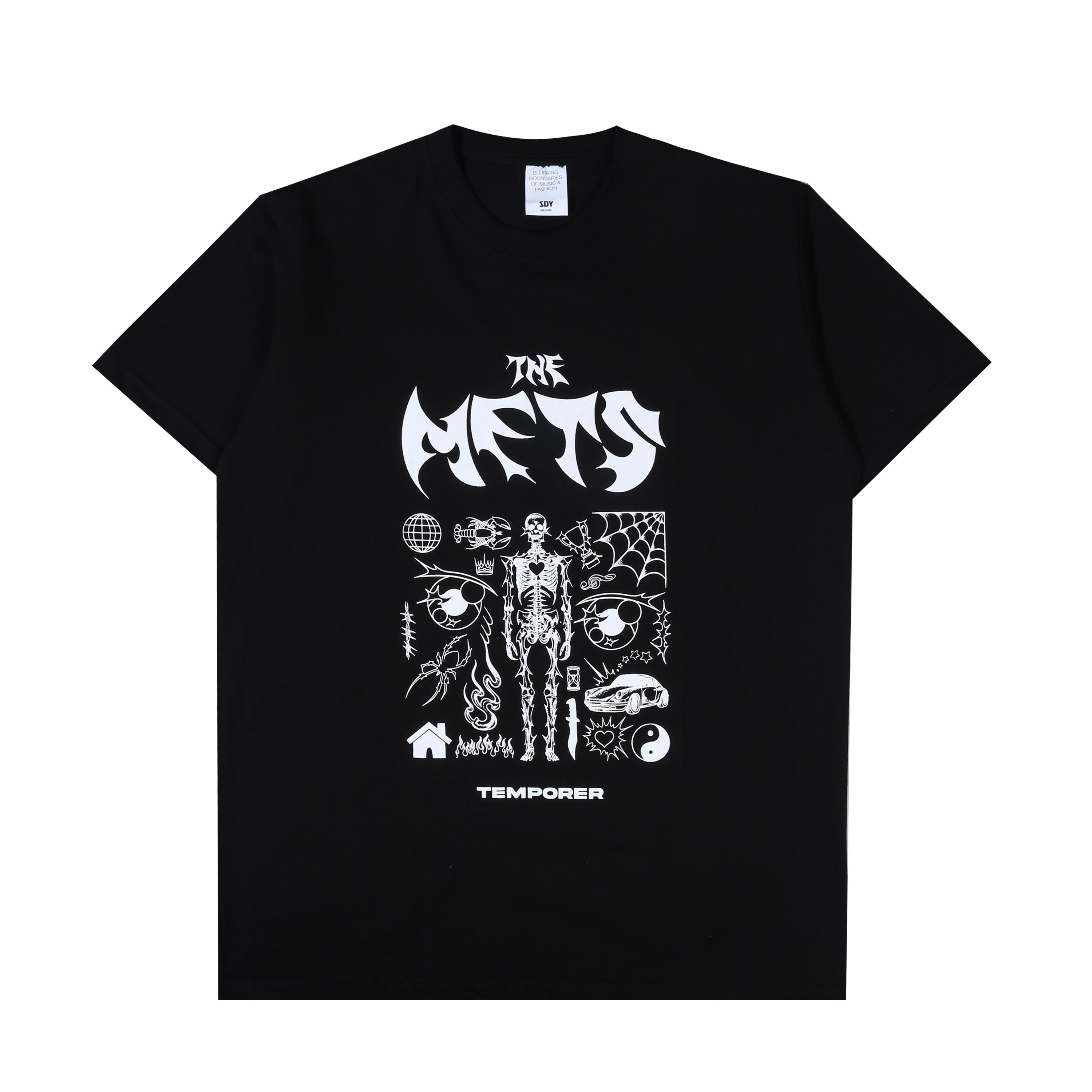 The Mets - Temporer - T-shirt - Black