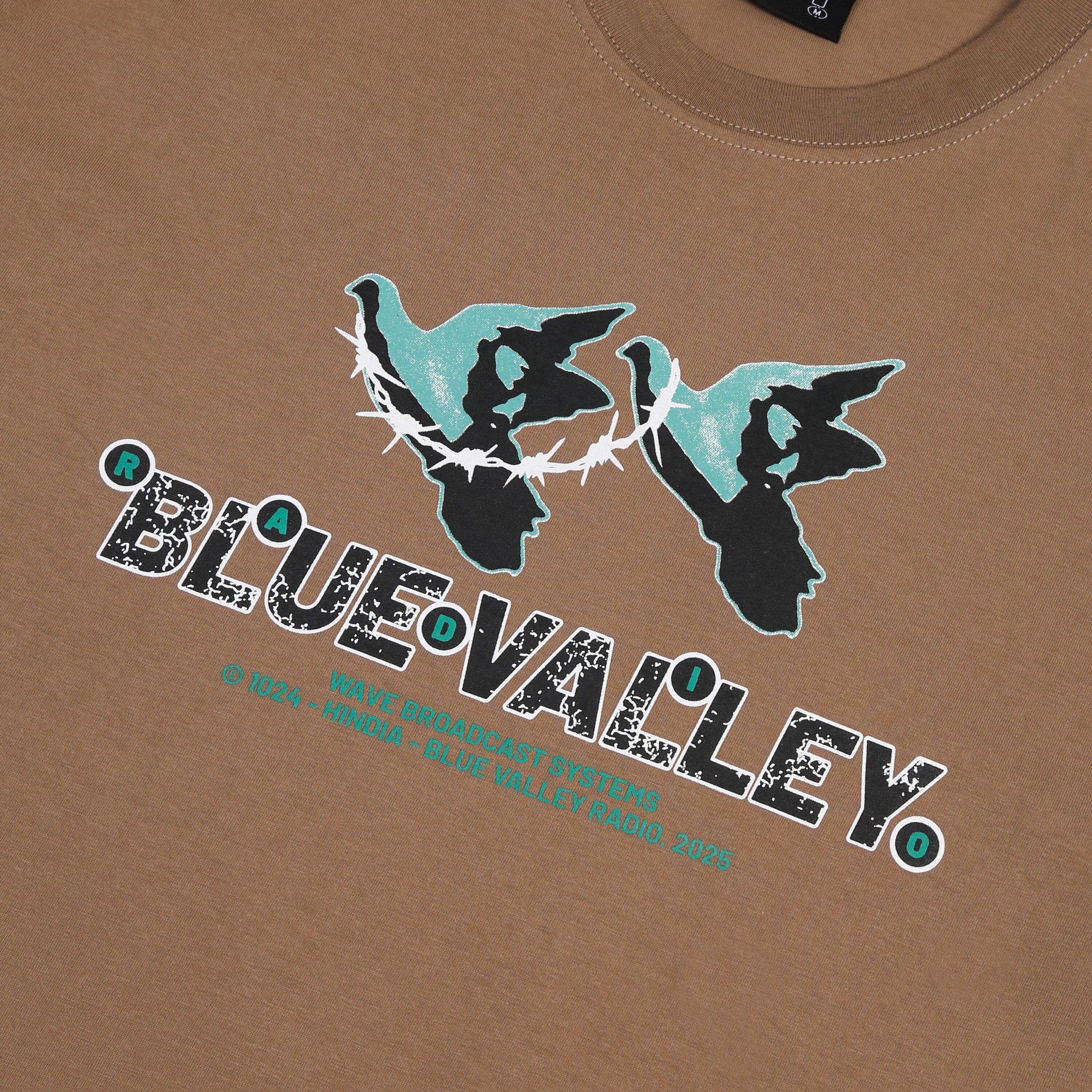 Hindia - Blue Valley Radio - T-shirt - Brown