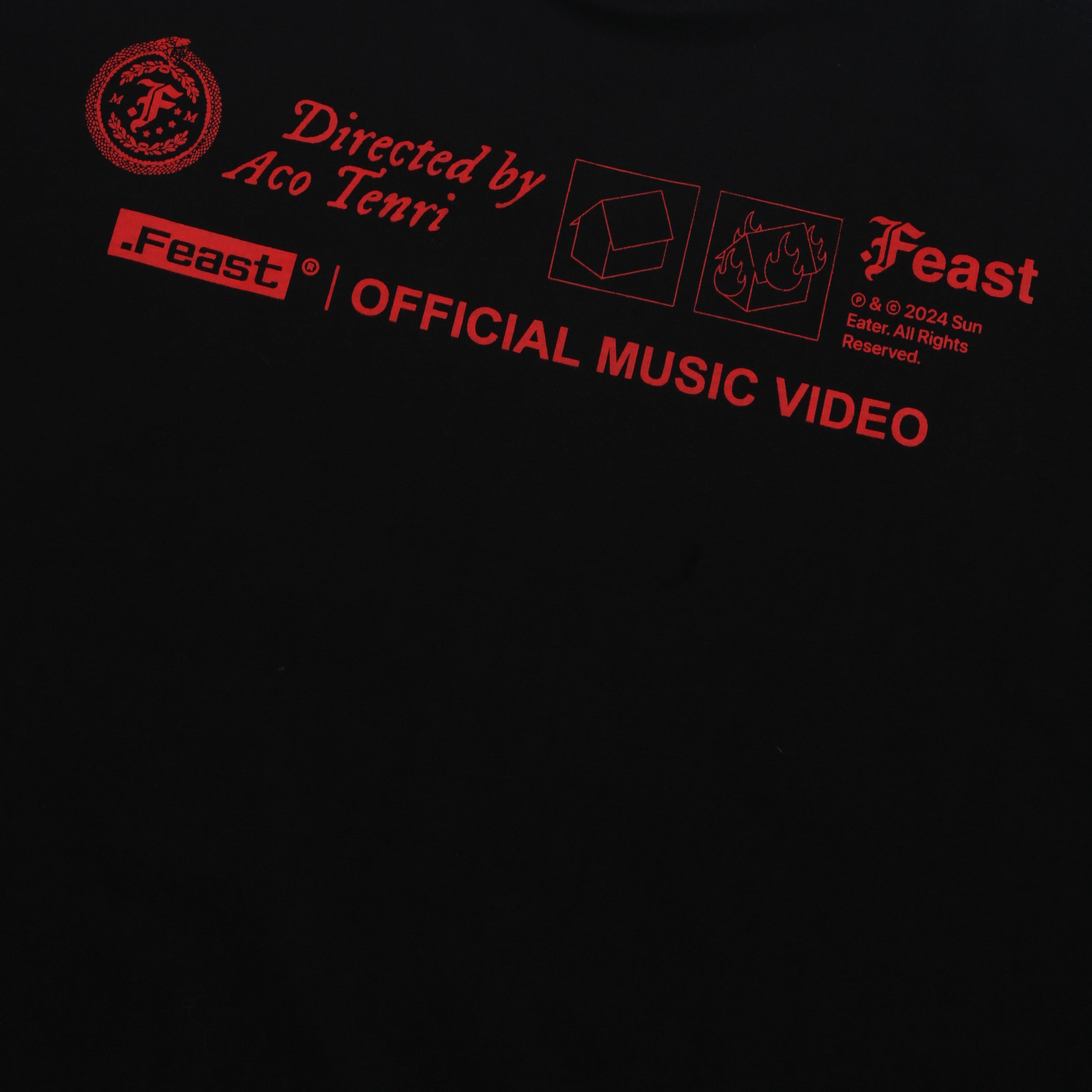 .Feast - o,Tuan MV - T-shirt - Black