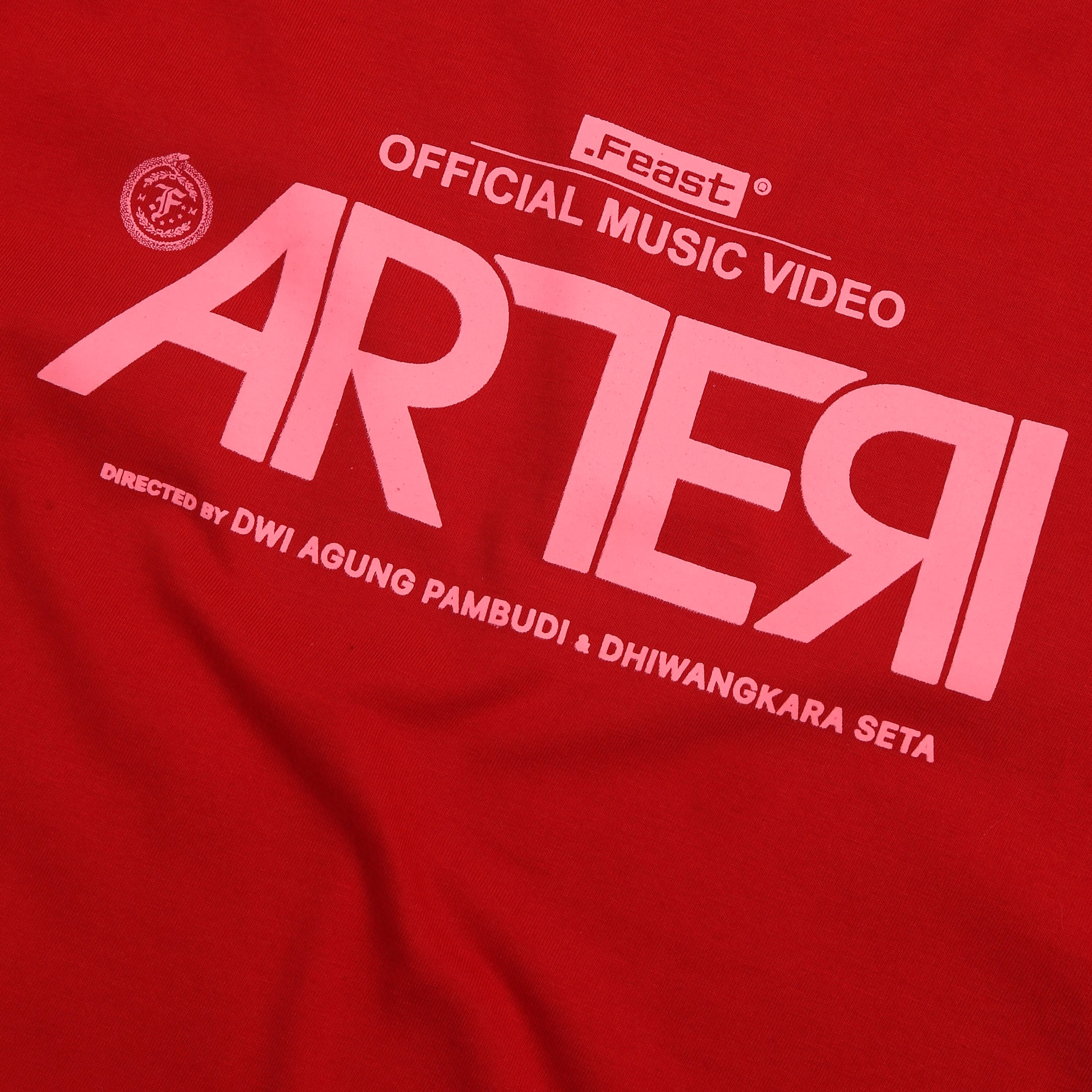 .Feast - Arteri MV - Baby Tee - Red