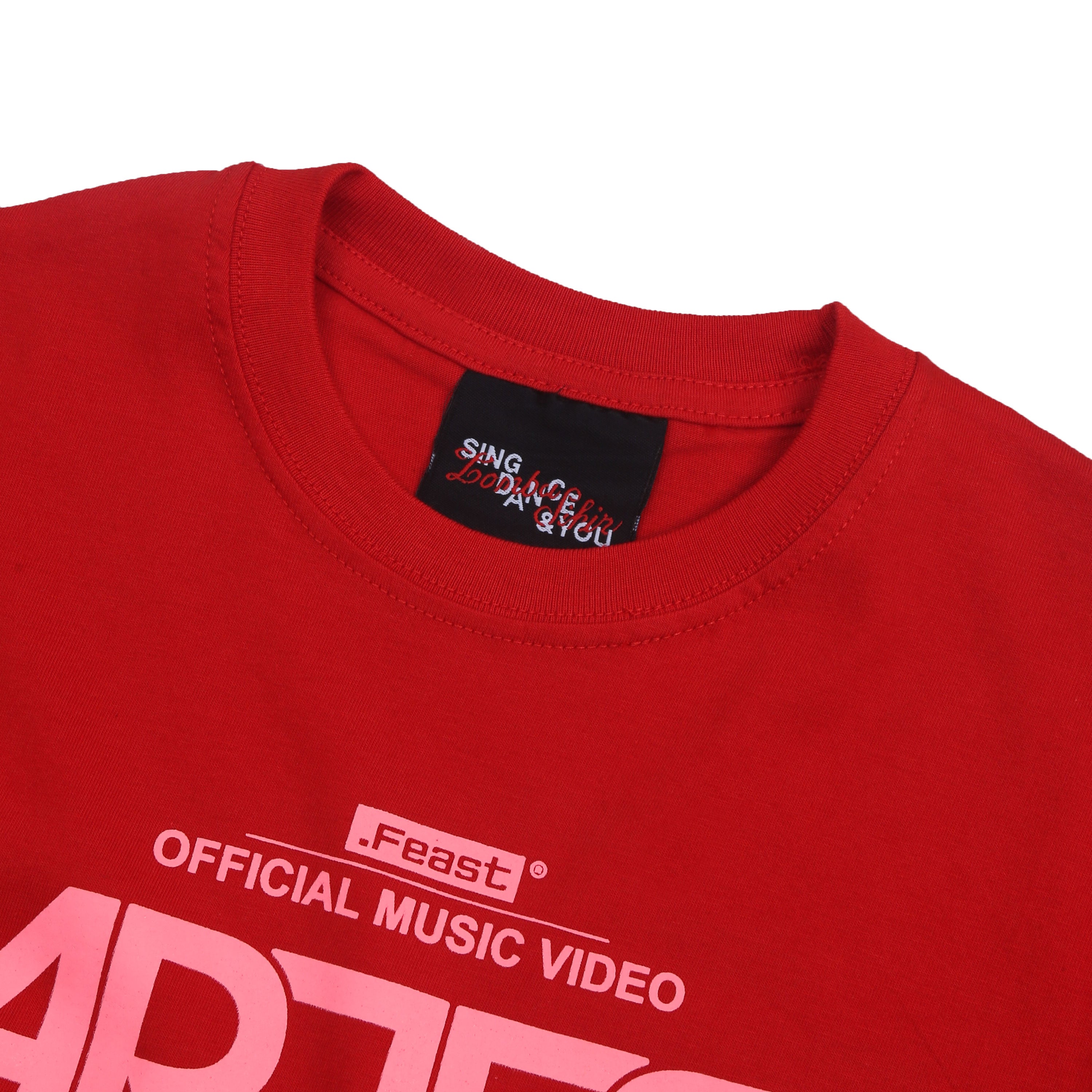 .Feast - Arteri MV - Baby Tee - Red