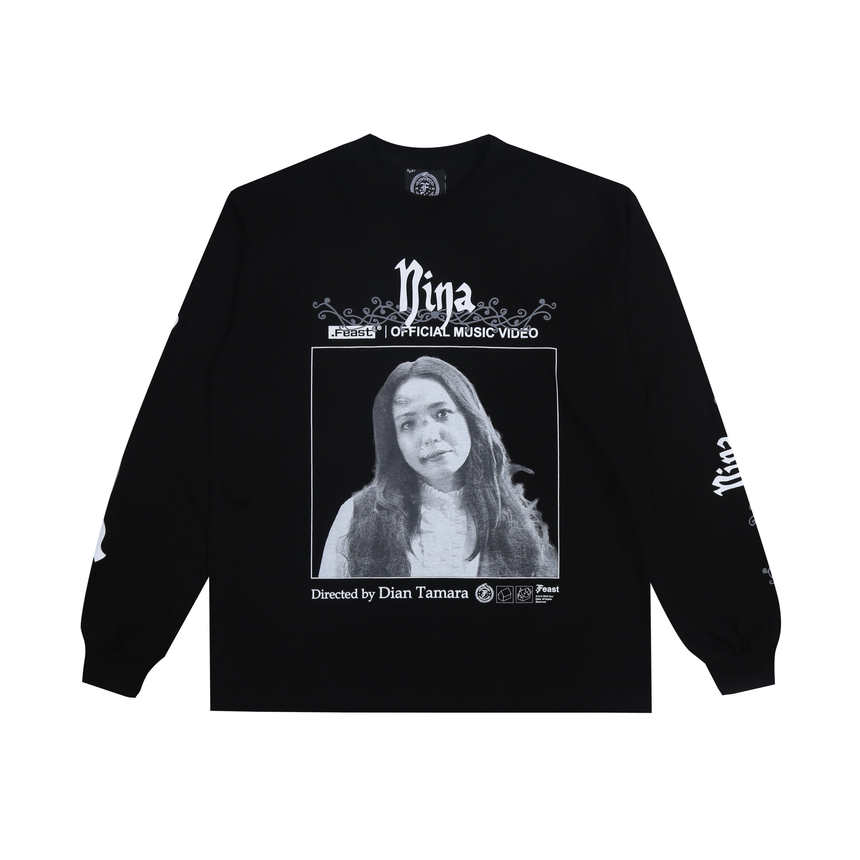 .Feast - Nina MV Longsleeve - T-shirt - Black