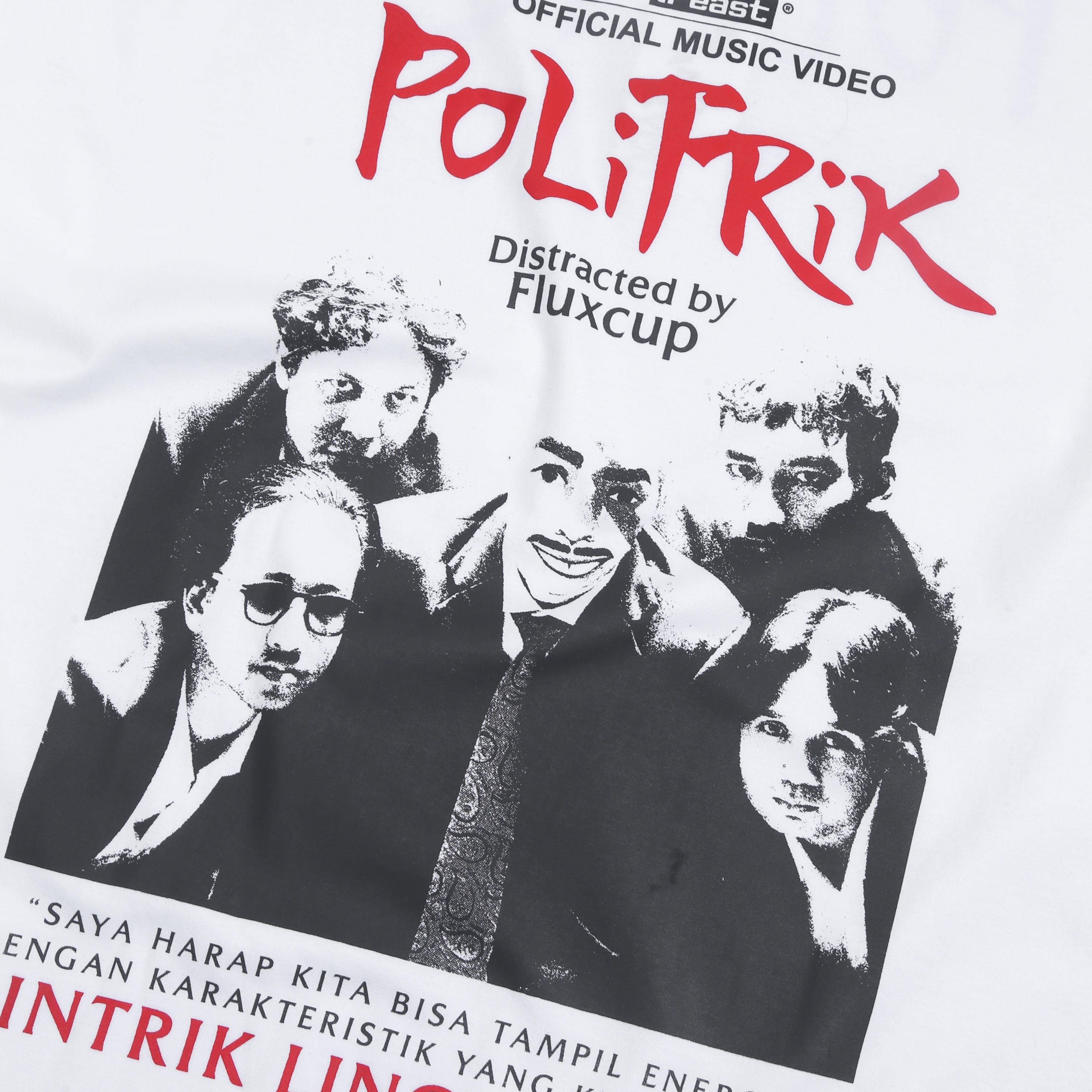 .Feast - Politrik MV Longsleeve - T-shirt - White