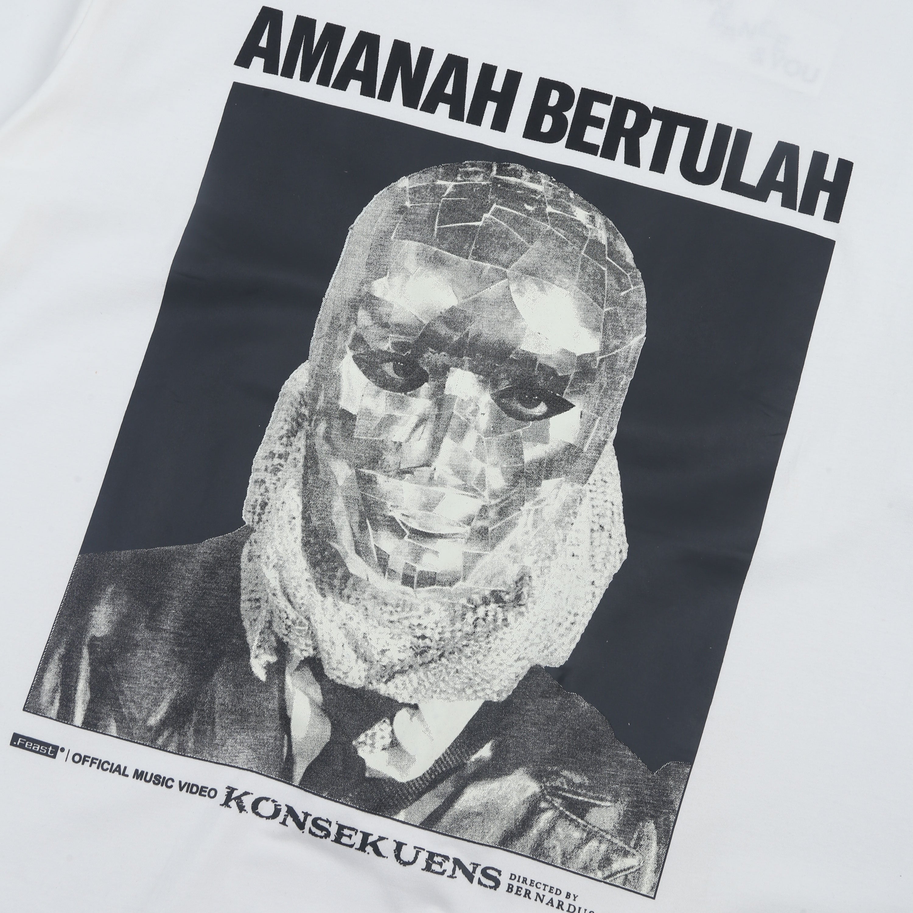 .Feast - Konsekuens MV - T-shirt - Broken White