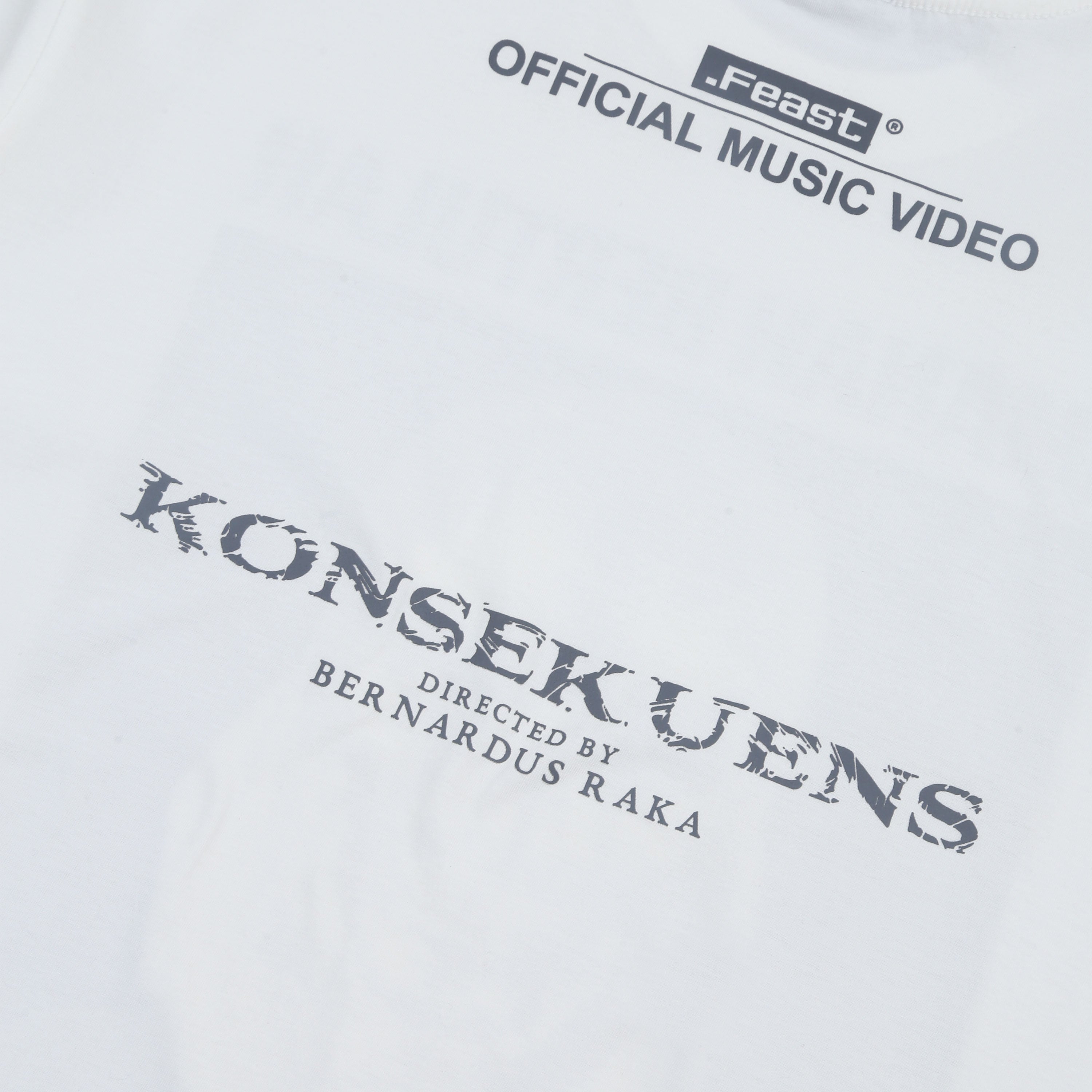 .Feast - Konsekuens MV - T-shirt - Broken White