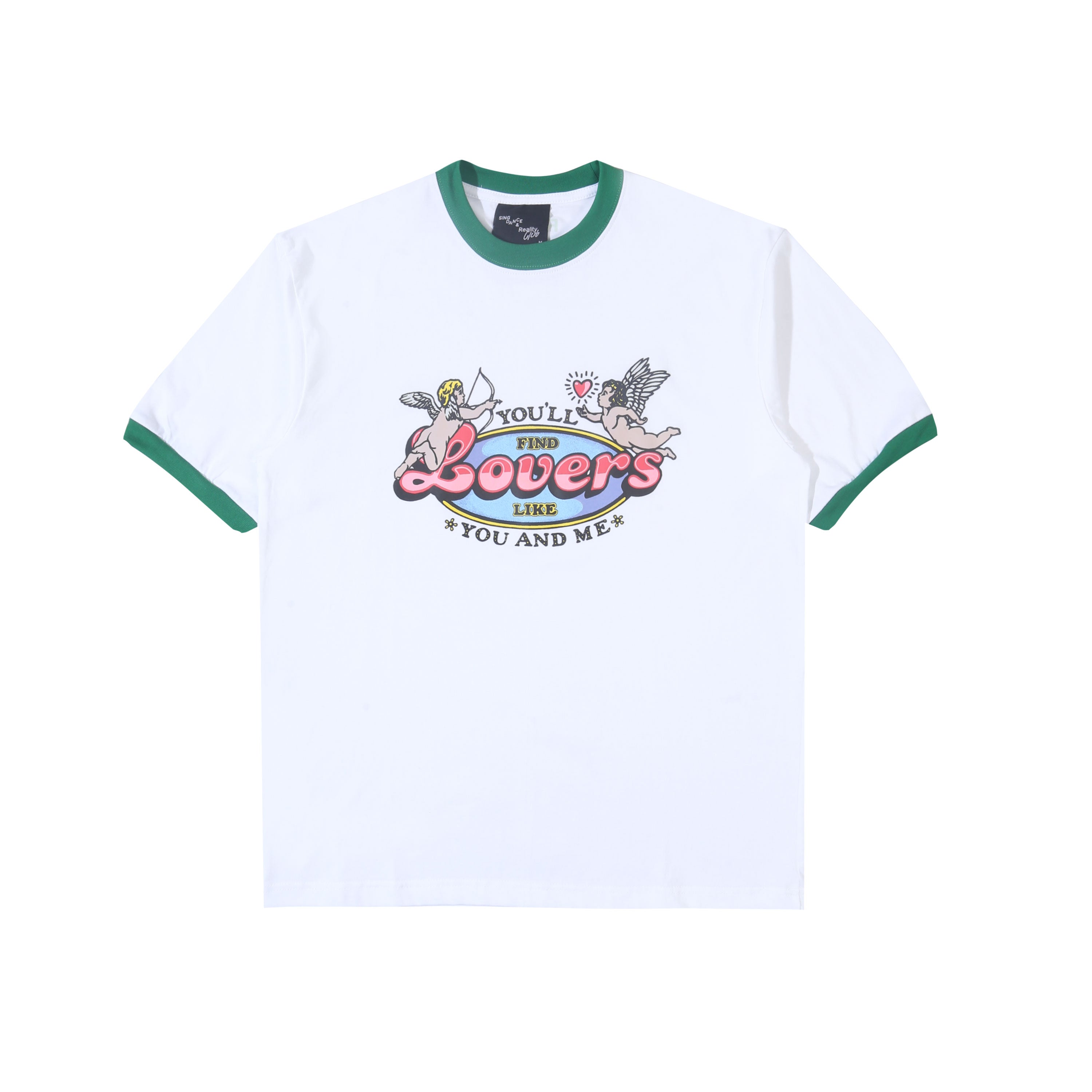 Reality Club - Lovers - Ringer T-shirt - White