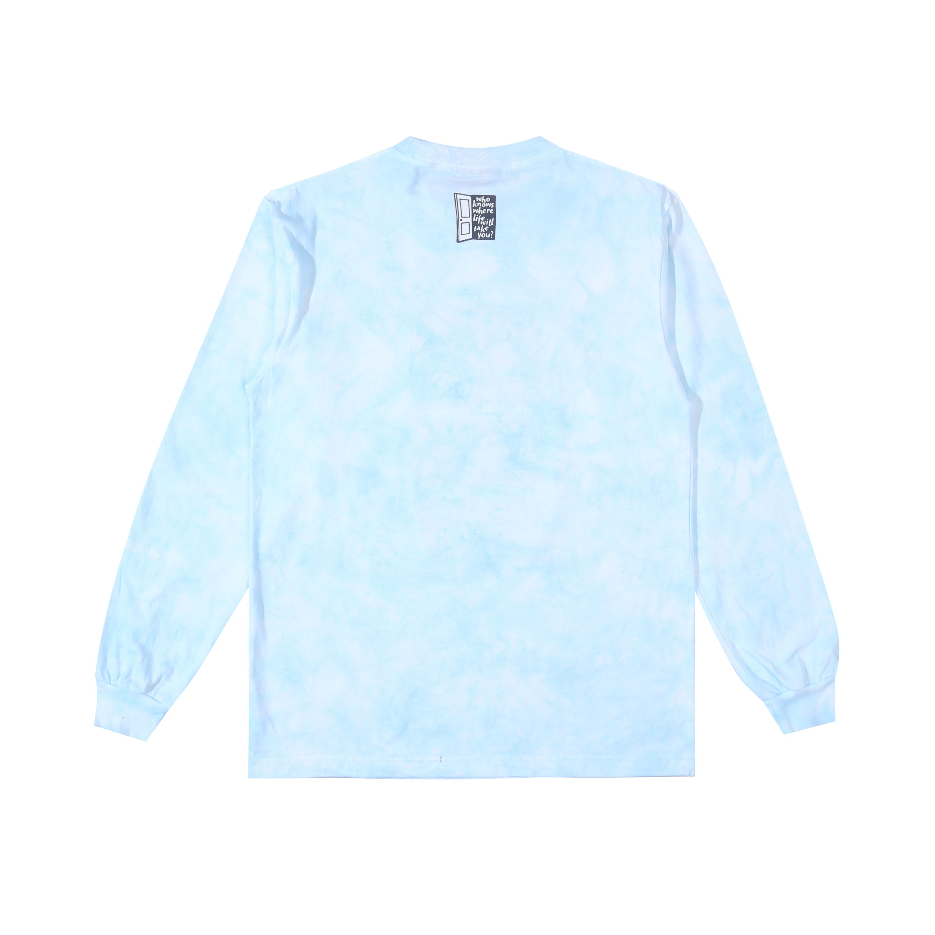 Reality Club - Tracklist 2026 Tie Dye Longsleeve - T-shirt - Blue