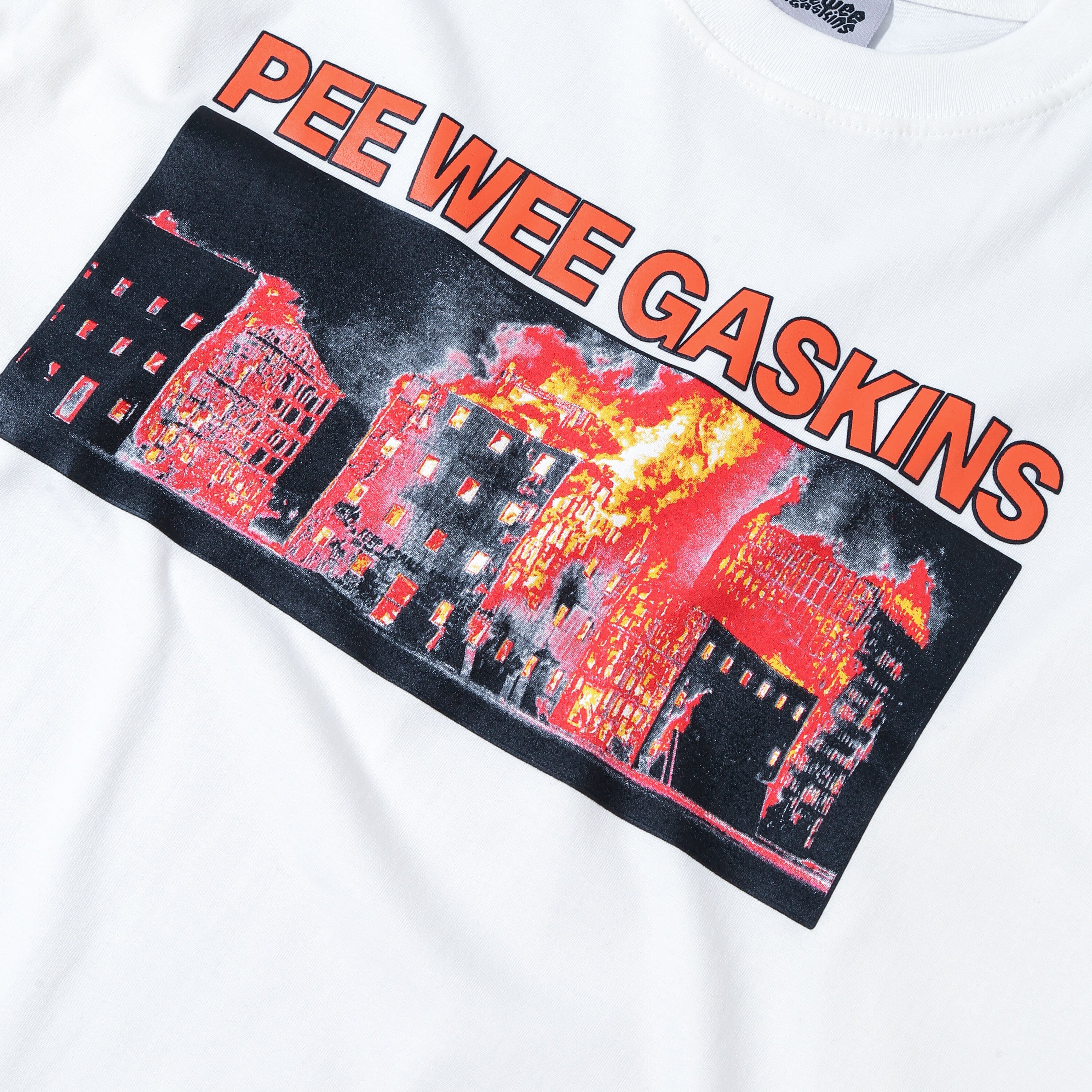 Pee Wee Gaskins - Combustion Longsleeve - T-shirt - White