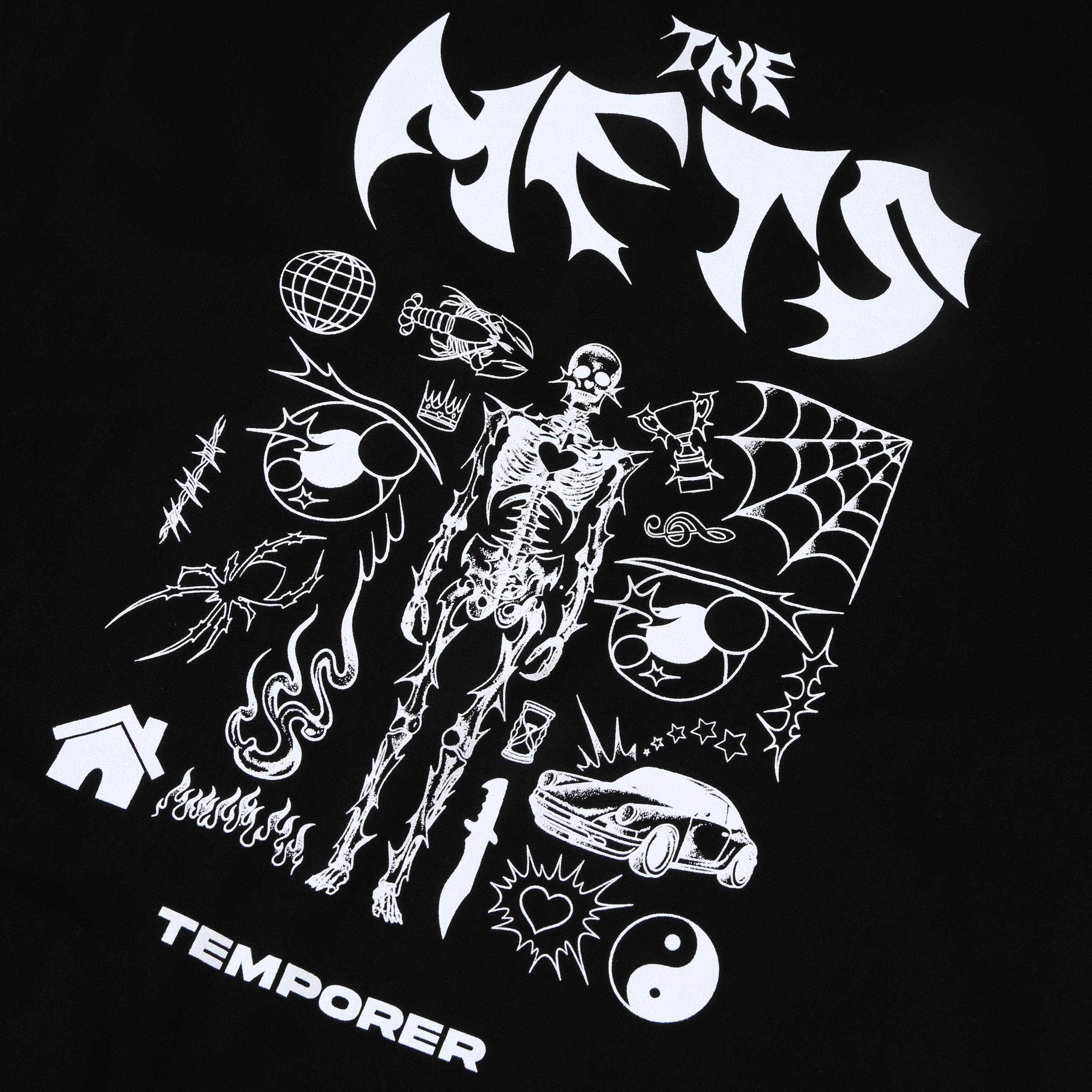 The Mets - Temporer - T-shirt - Black