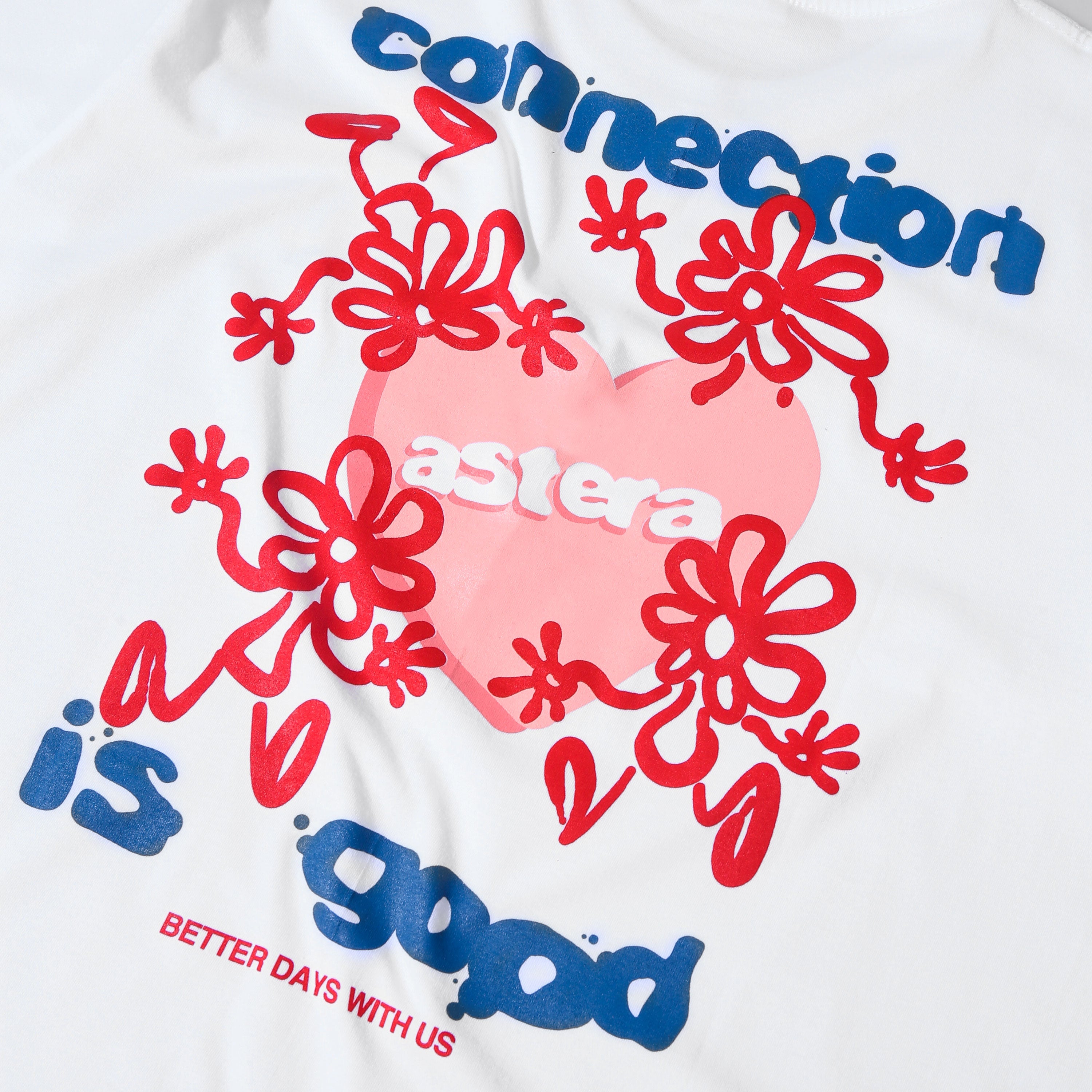 Astera - Connection Is Good - T-shirt - White
