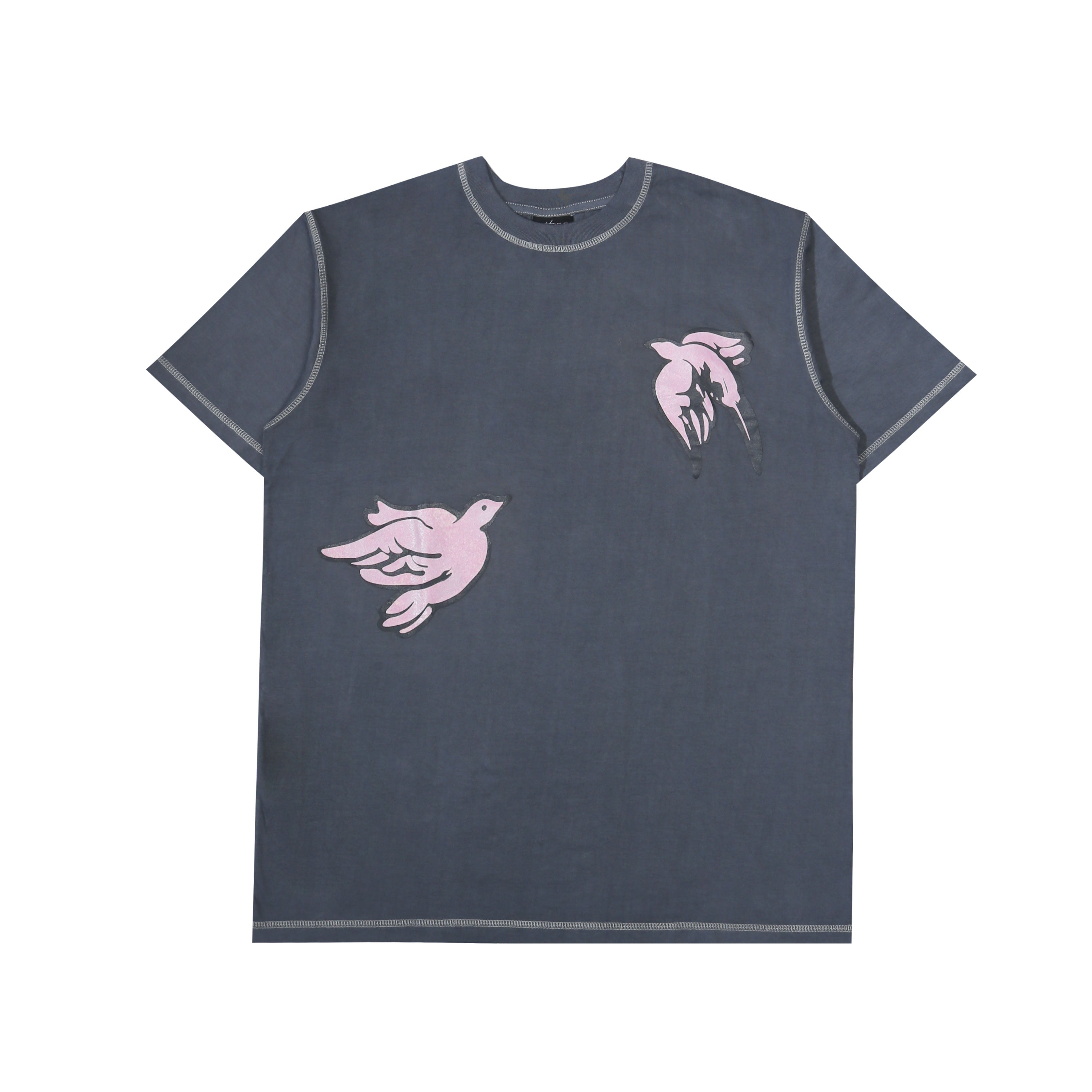 Hindia - Doves Pigment Dyed - T-shirt - Grey