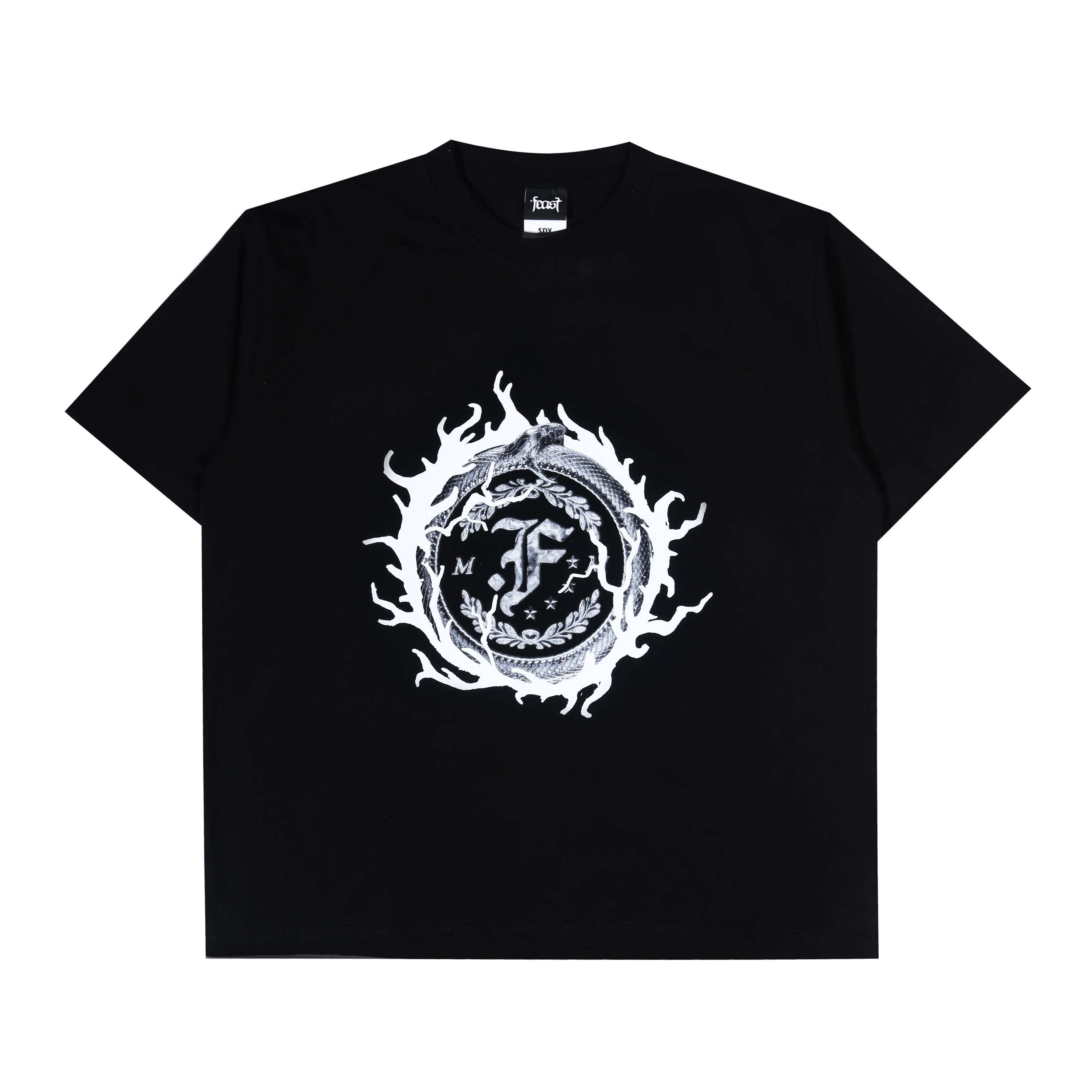 .Feast - Ouroboros Chrome - T-shirt - Black