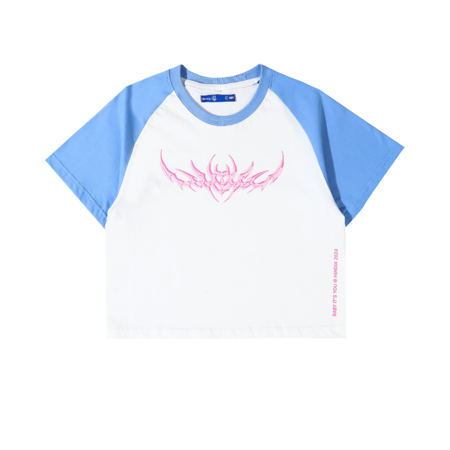 Hindia - Punk Heart - Baby Tee - White
