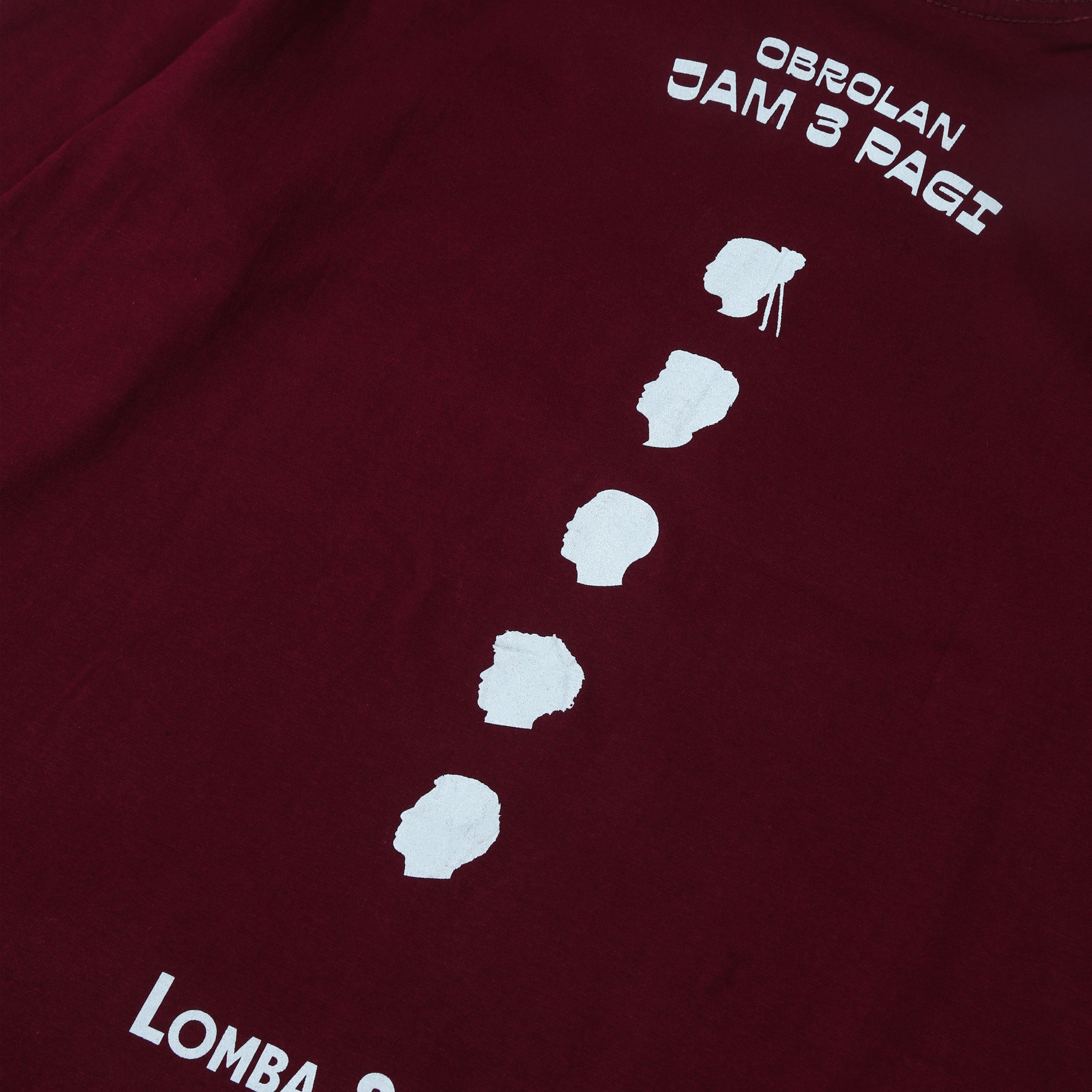 Lomba Sihir - Obrolan Jam 3 Pagi Longsleeve - T-shirt - Maroon