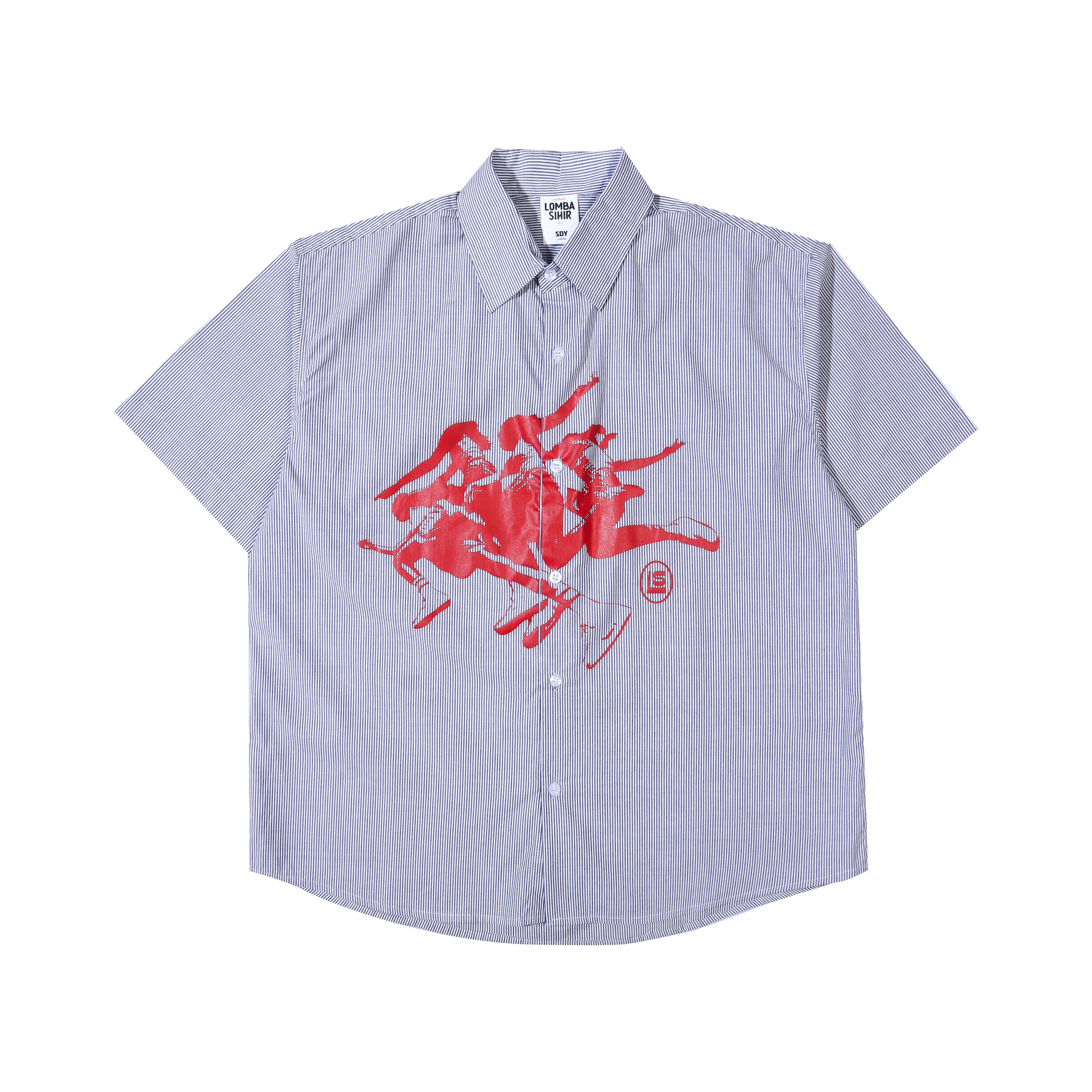 Lomba Sihir - Menit Tambahan - Short Sleeve Shirt - Grey