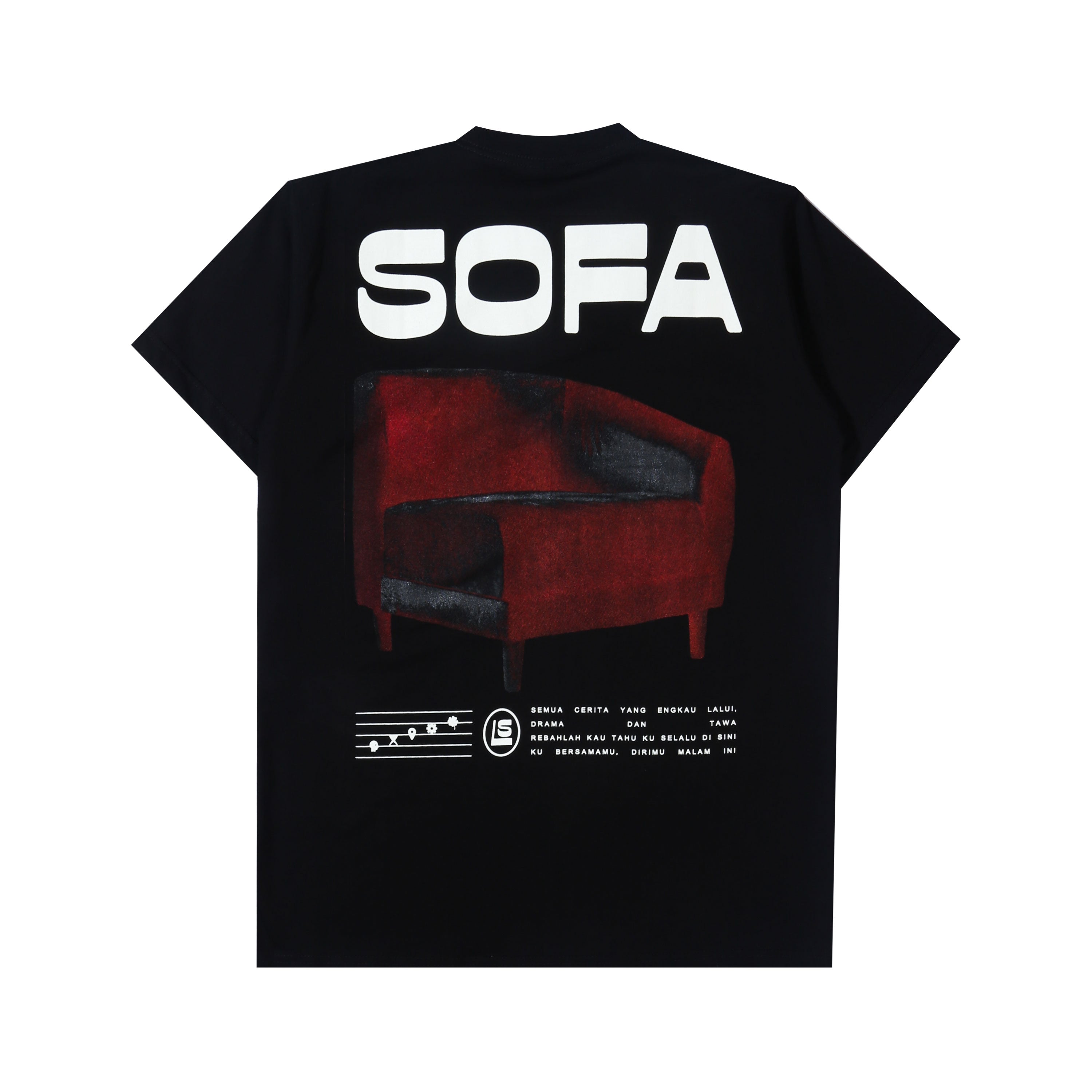 Lomba Sihir - Sofa - T-shirt - Black