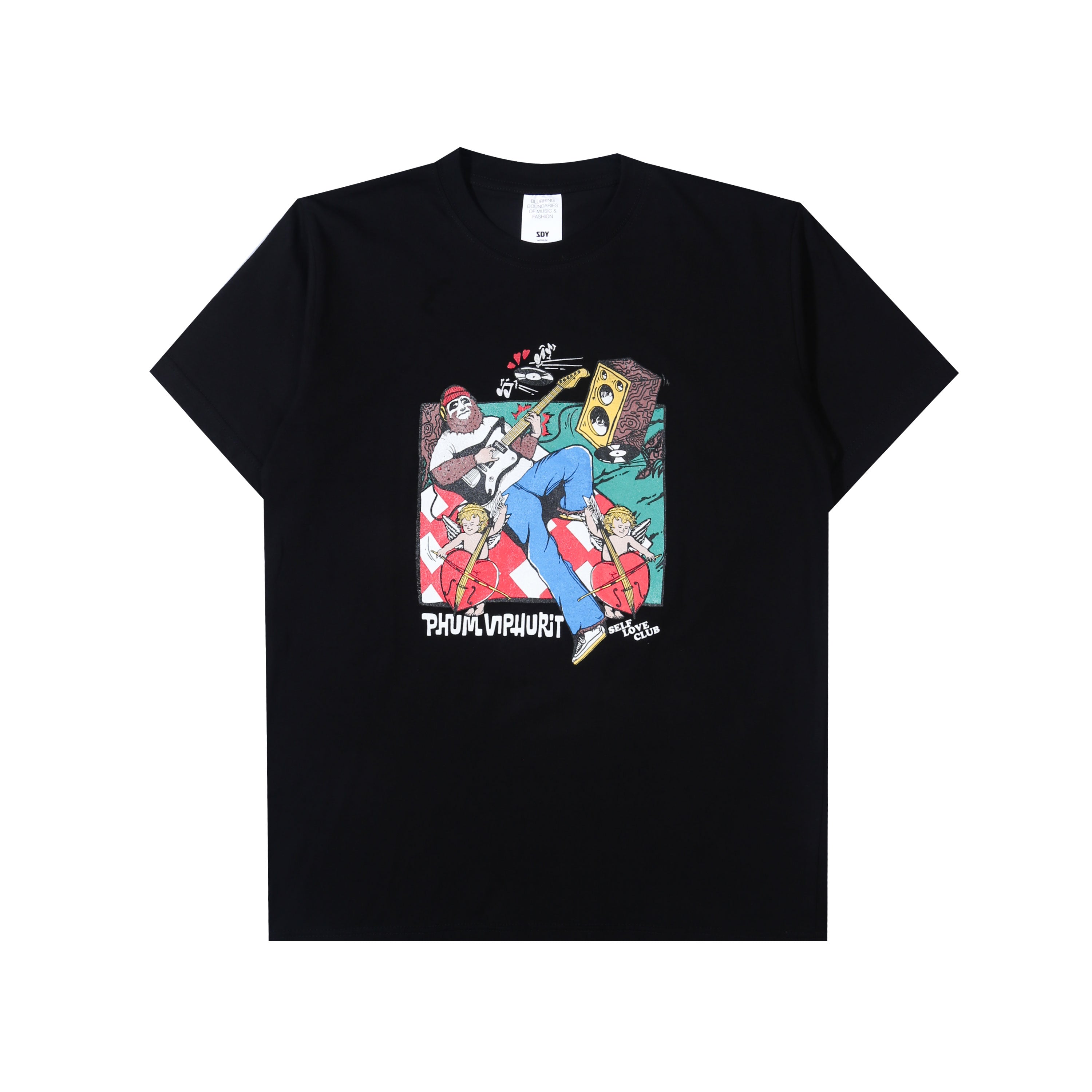 Phum Viphurit - Valentine - T-shirt - Black