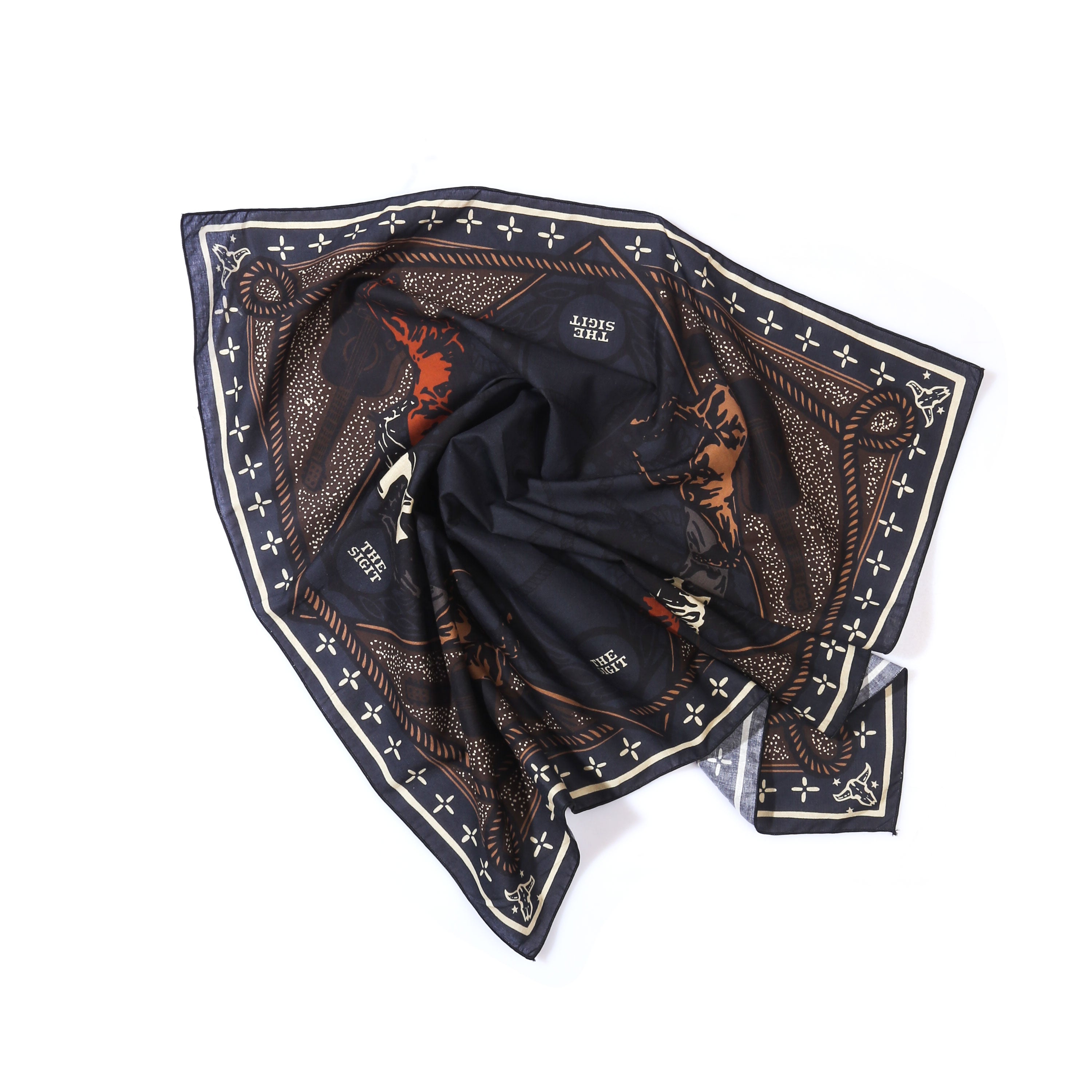 The Sigit - Horse - Scarf - Blue