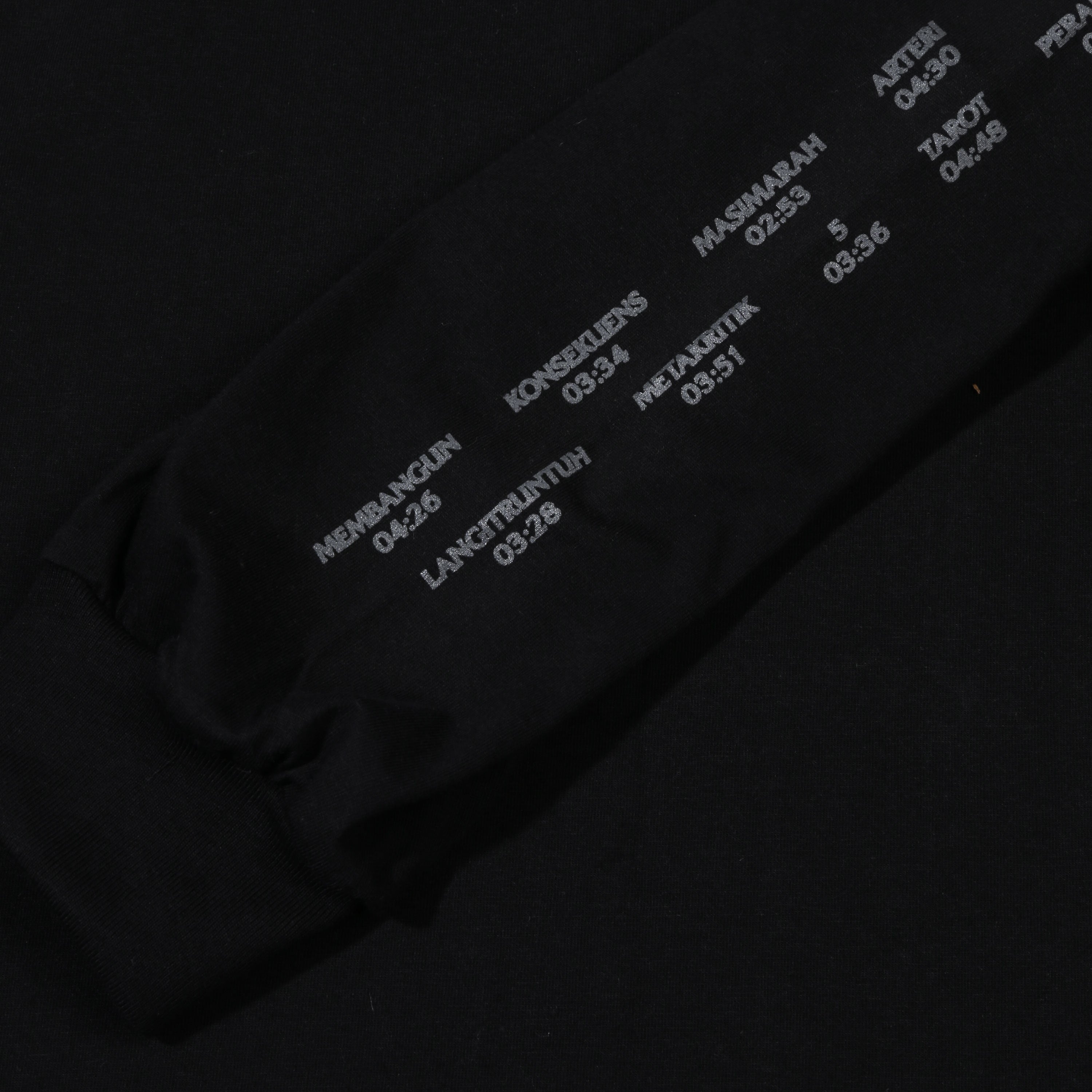 .Feast - Tracklist Longsleeve - T-shirt - Black