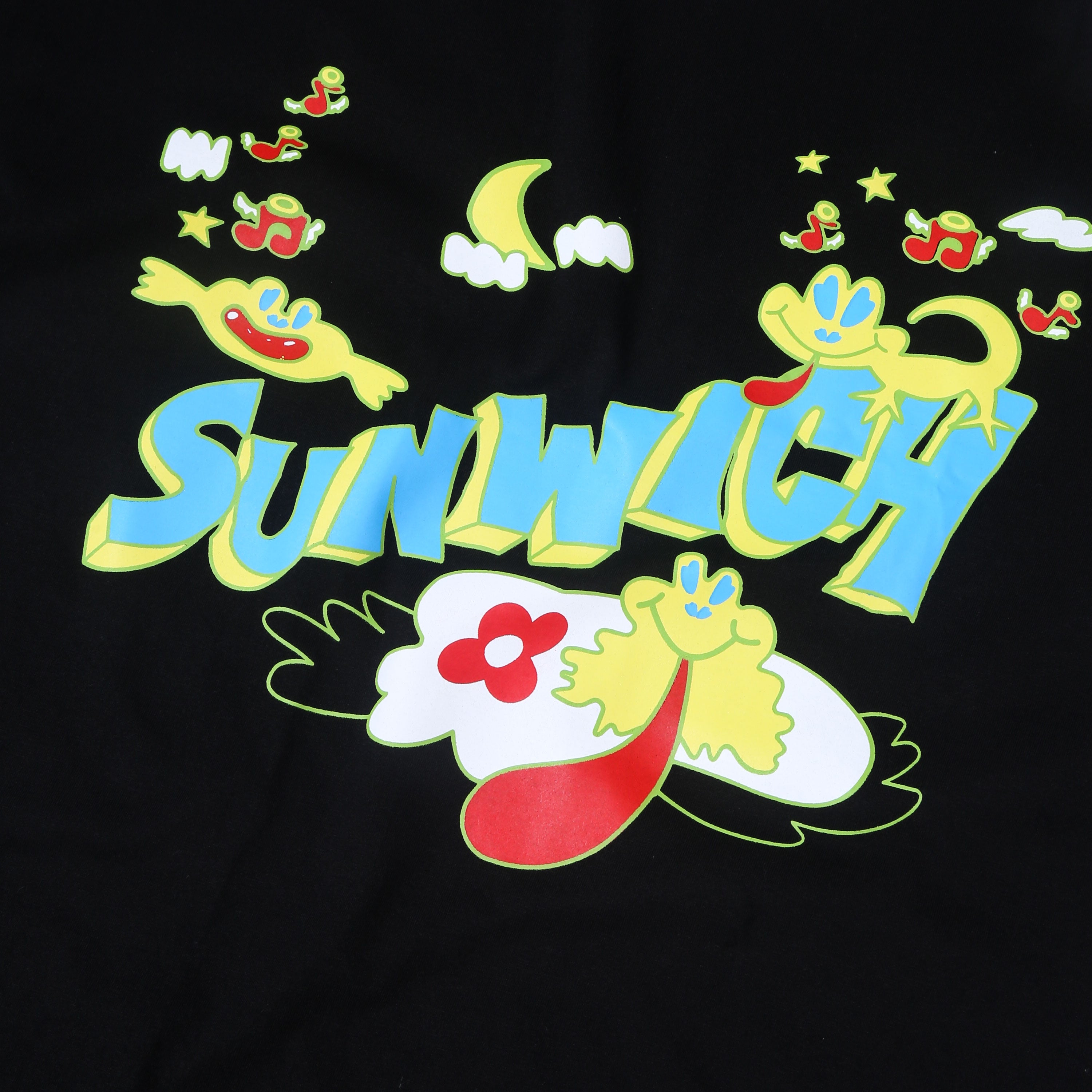 Sunwich - Lizard - T-shirt - Black