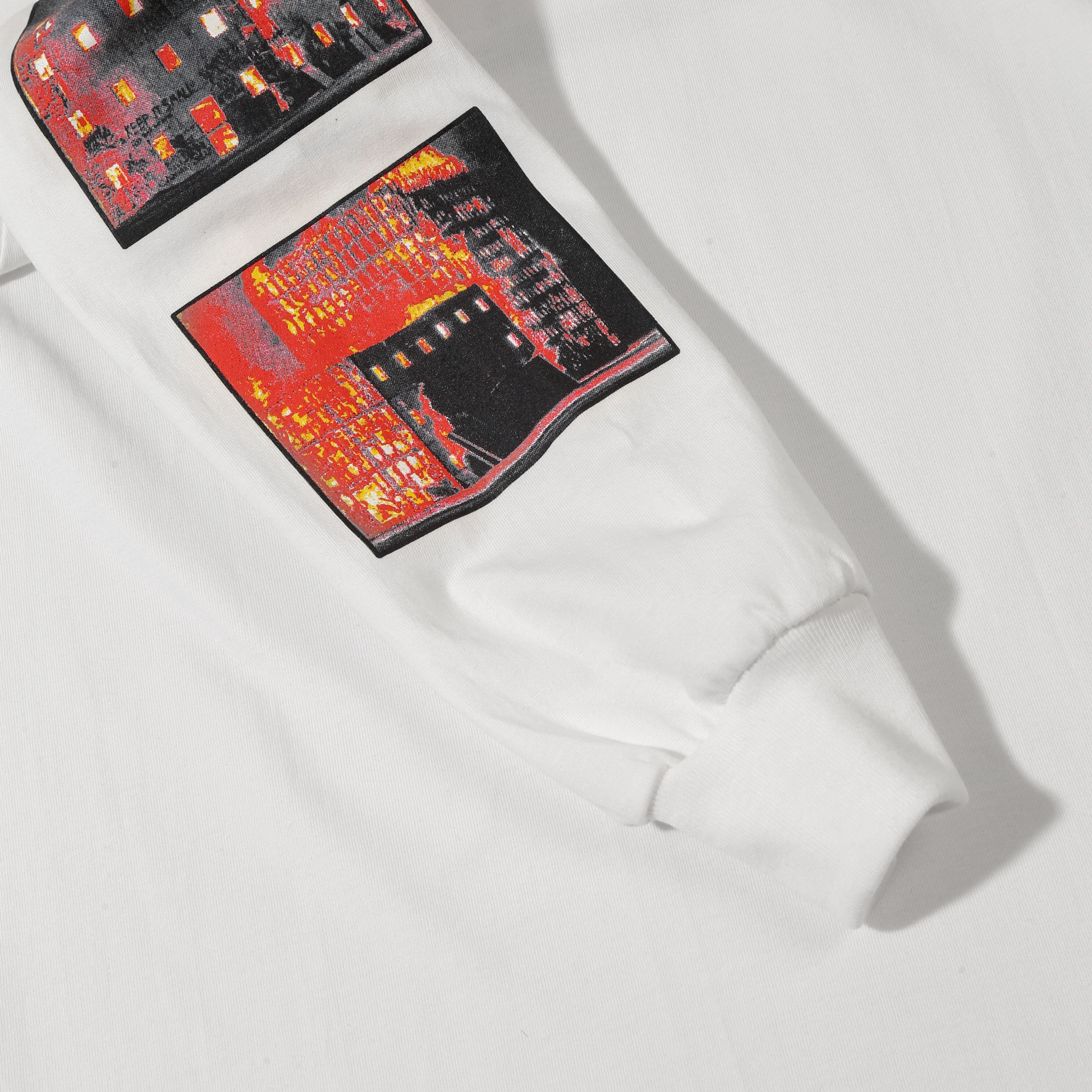 Pee Wee Gaskins - Combustion Longsleeve - T-shirt - White