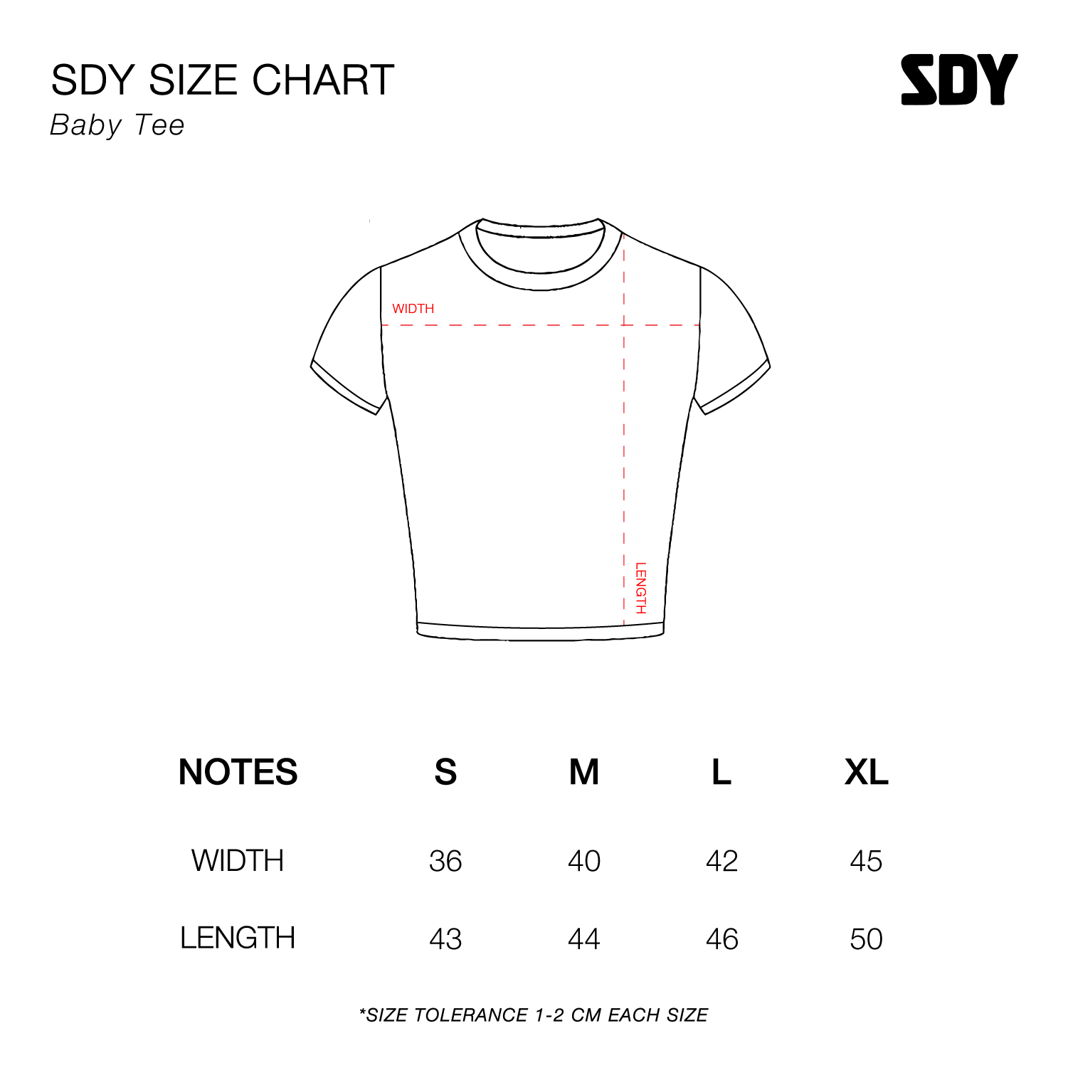 .Feast - Arteri MV - Baby Tee - Red