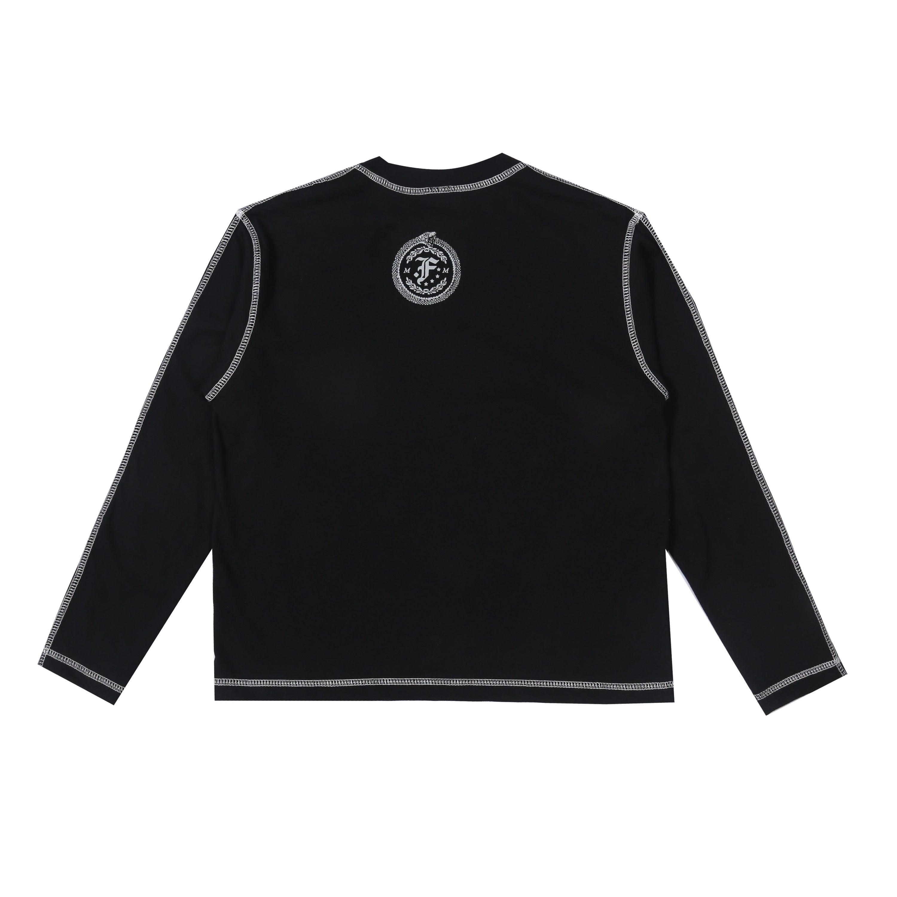 .Feast - Gajah Semut Manusia Longsleeve Crop - T-shirt - Black