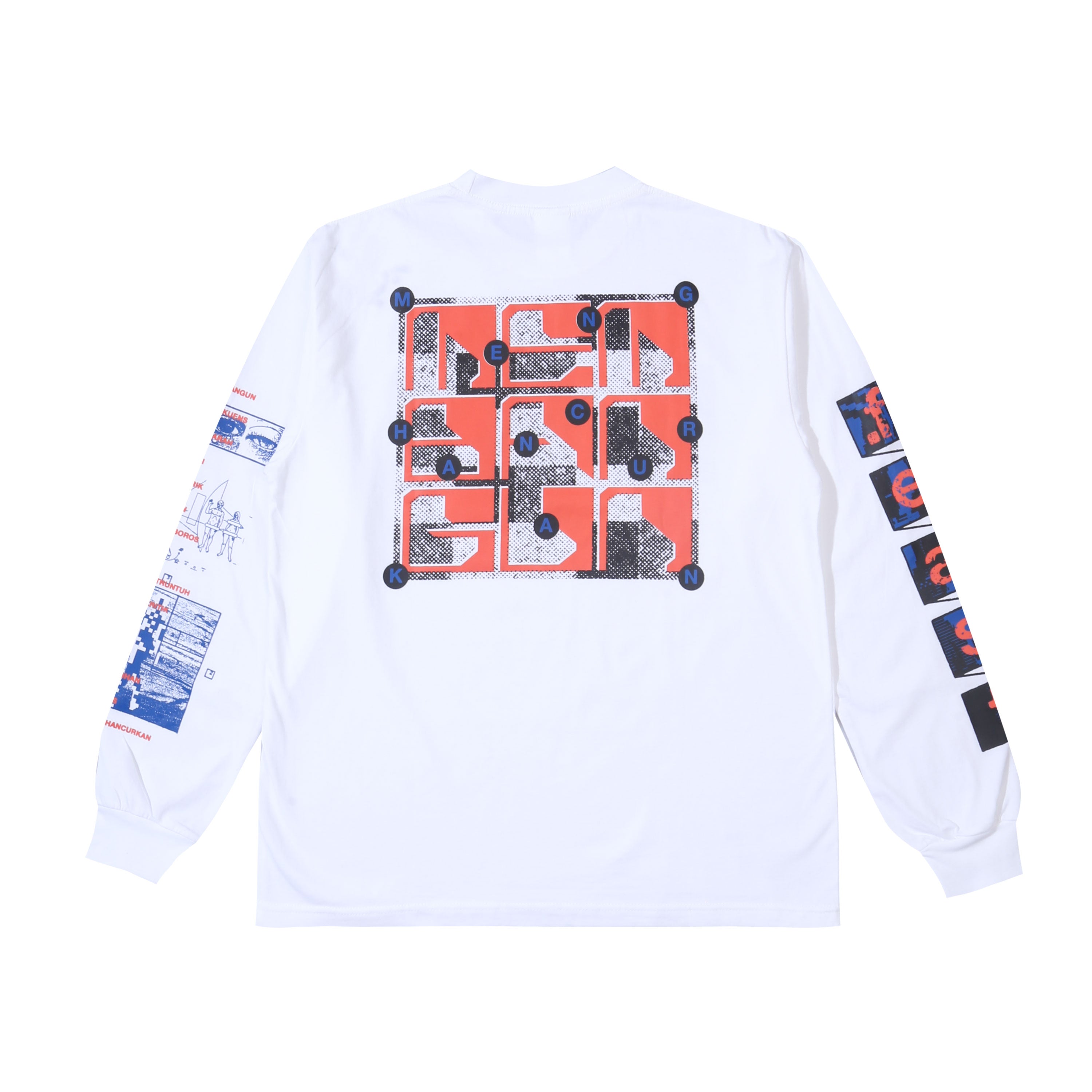 .Feast - Tracklist Longsleeve - T-shirt - White