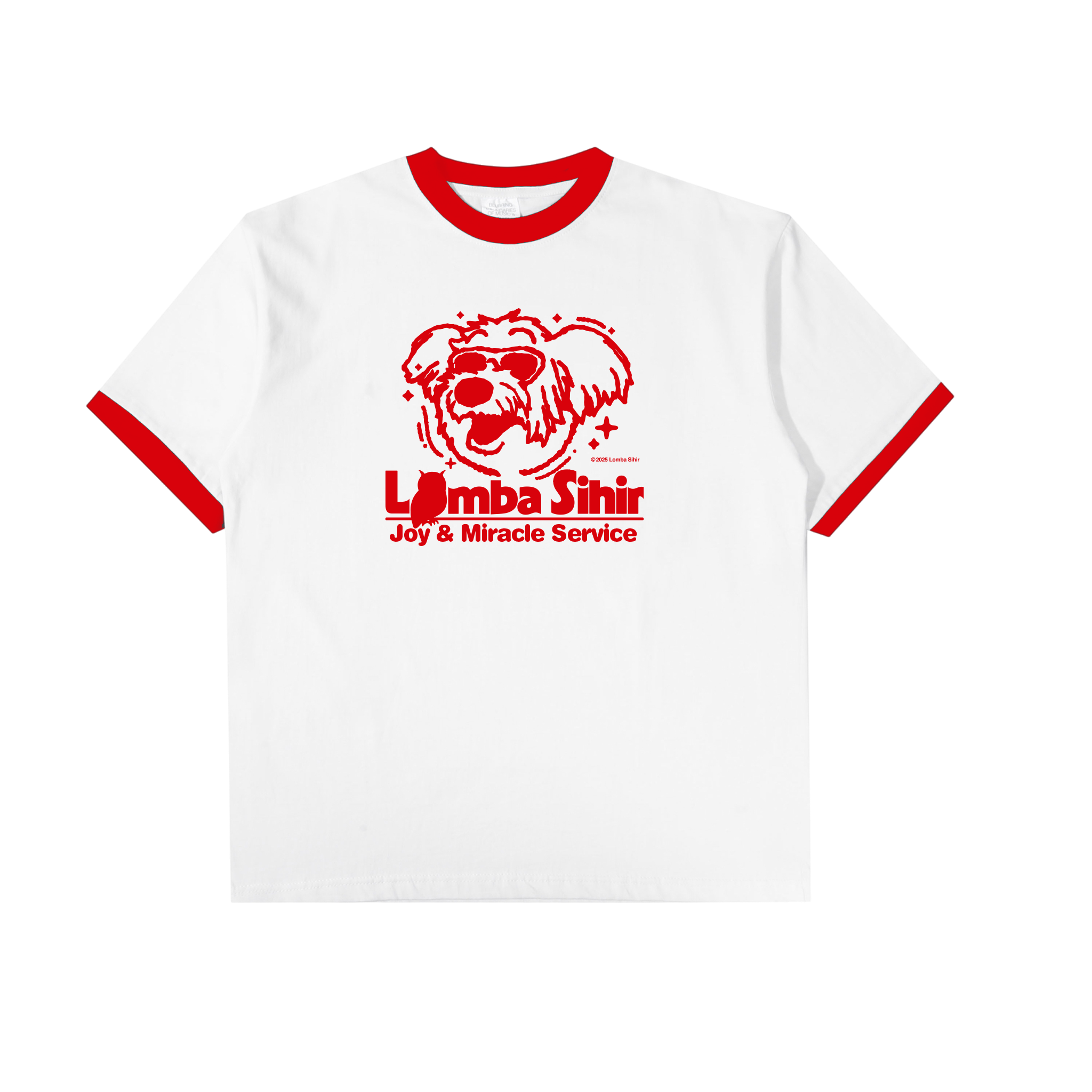 Lomba Sihir - Joy and Miracle Service - Fitted T-shirt - White