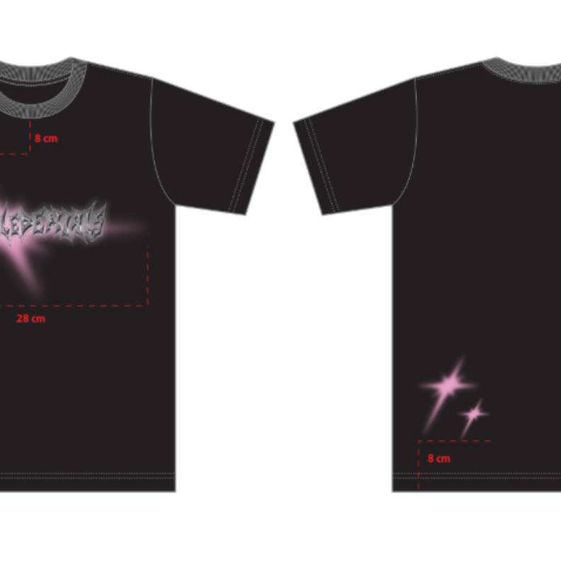 Milledenials - Logotype - T-shirt - Black